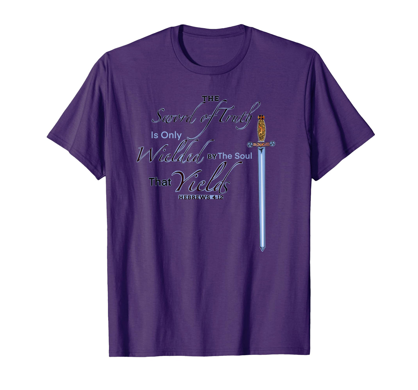Vintage Sword Of Truth Faith Bible Quotes Jesus T-Shirt