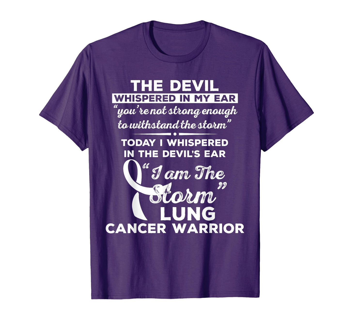 I Am the Storm Lung Cancer Warrior T-Shirt T-Shirt