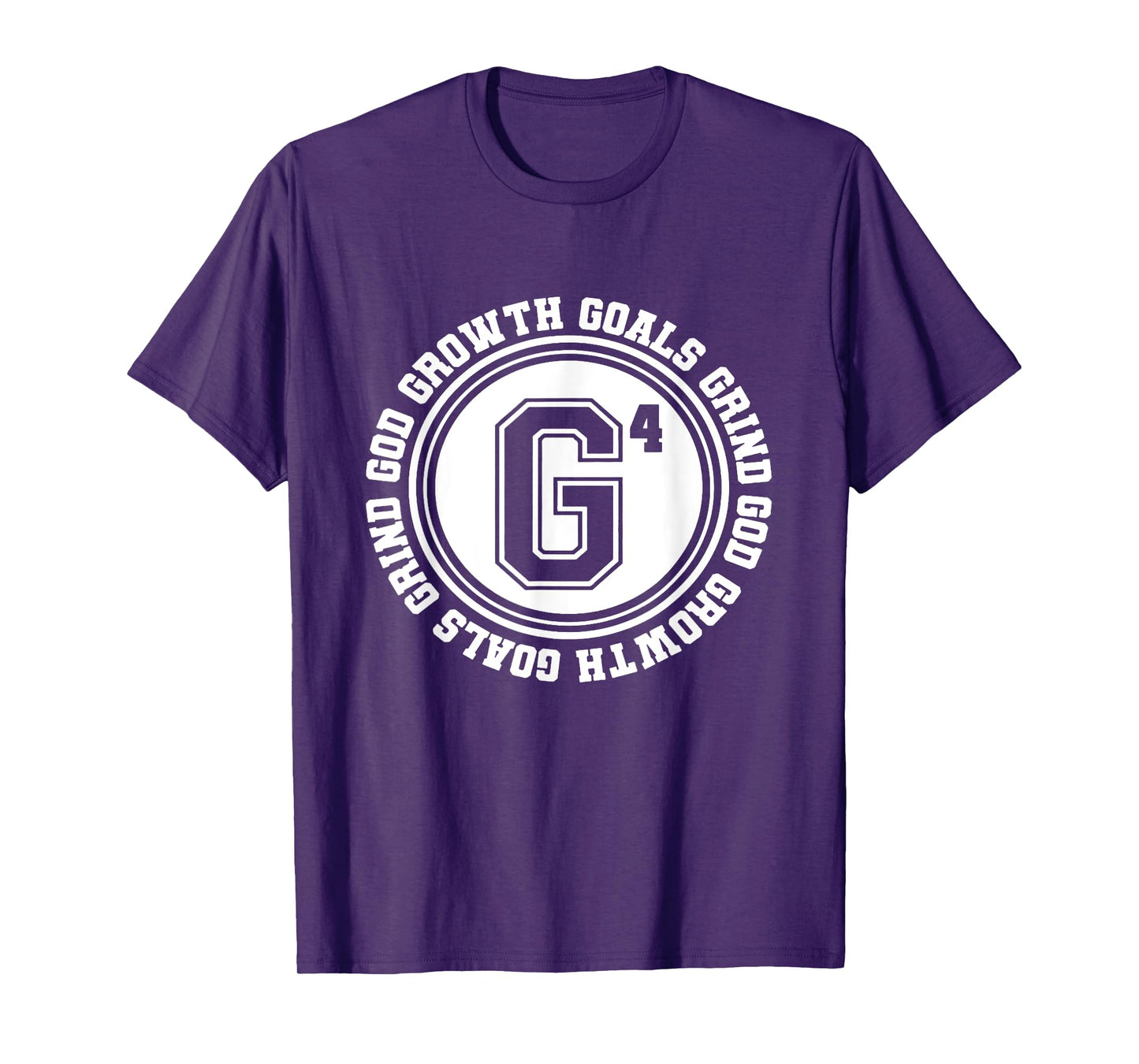 G4 God Goals Grind Growth Funny Christian T-Shirt