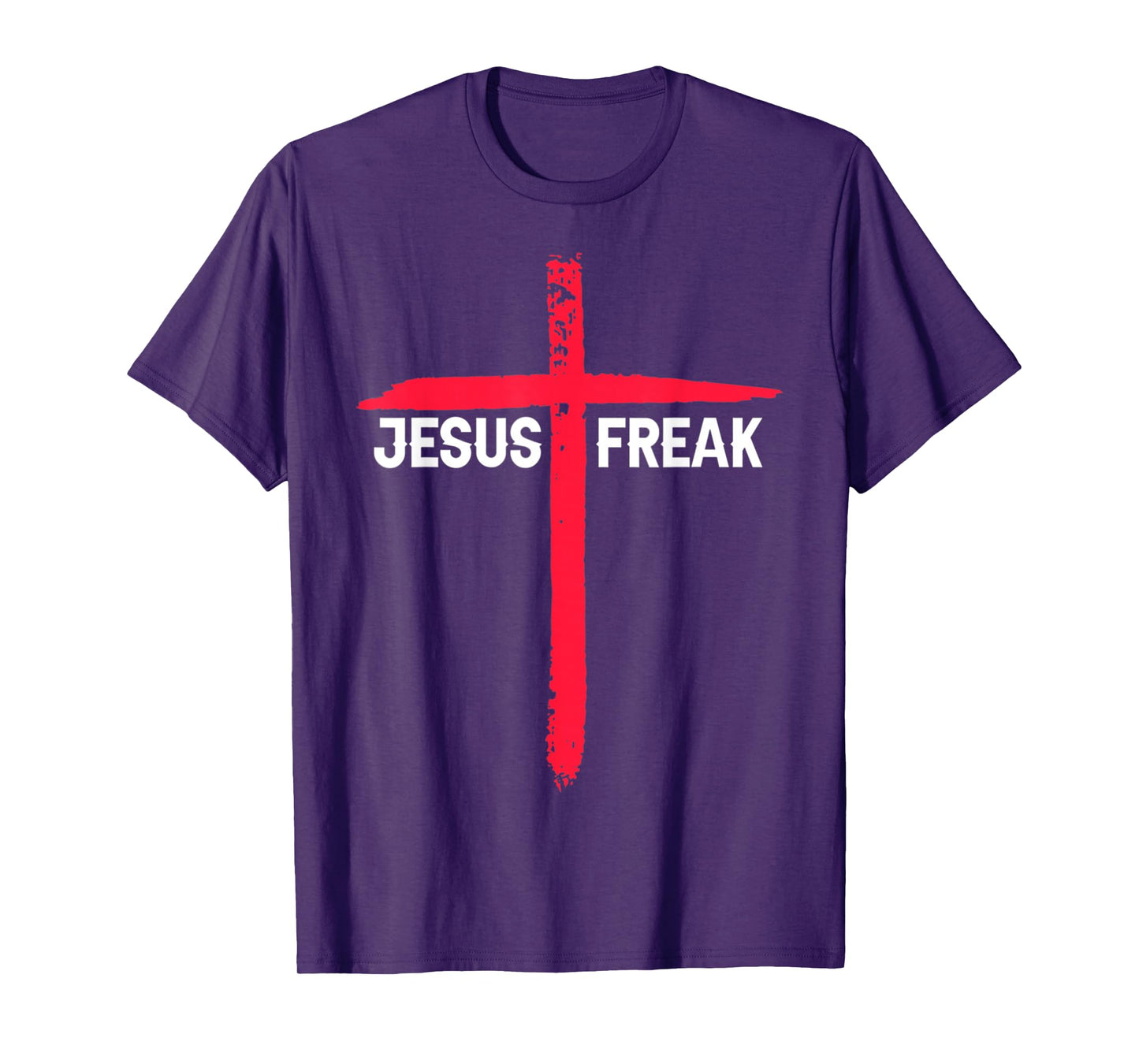 Vintage Jesus Freak Christian Religious Faith Cross Design T-Shirt
