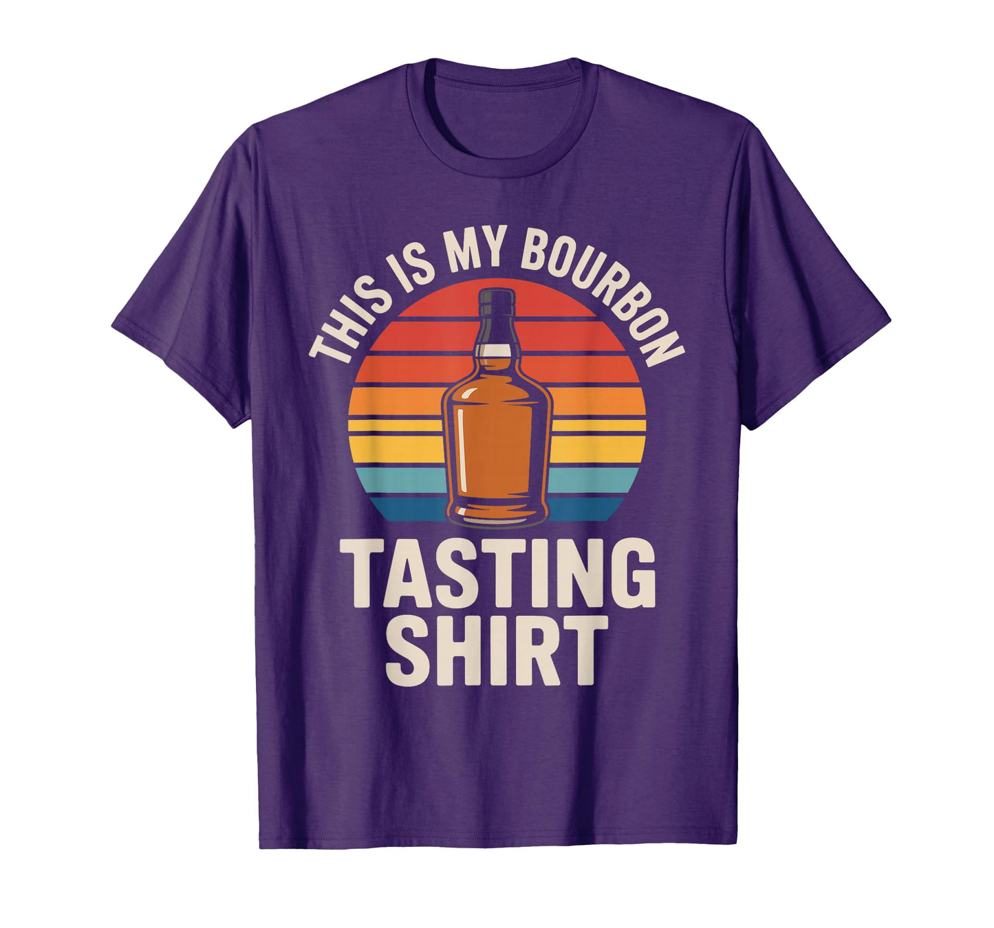 This is My Bourbon Tasting Retro Funny Whiskey T-Shirt