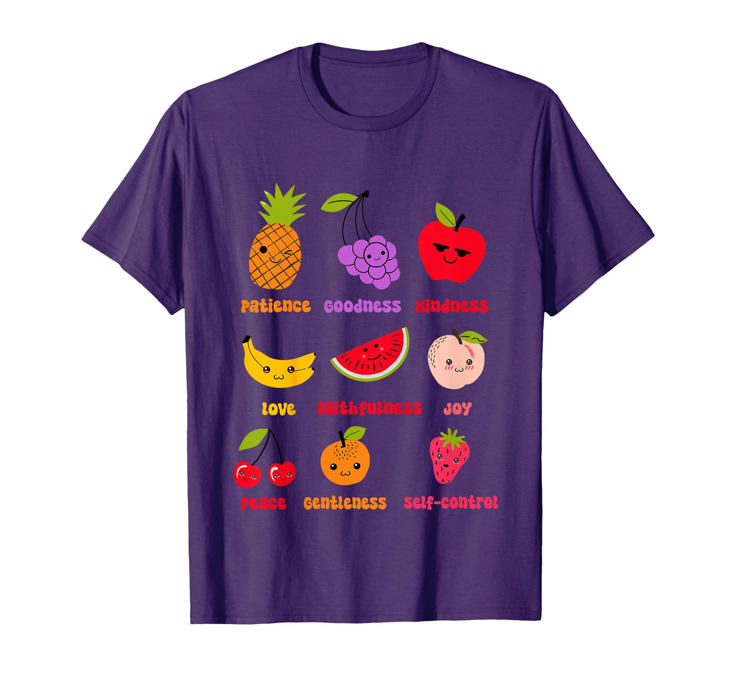 Christian Faith Religious Baby Fruits Fruit Of The Spirit T-Shirt