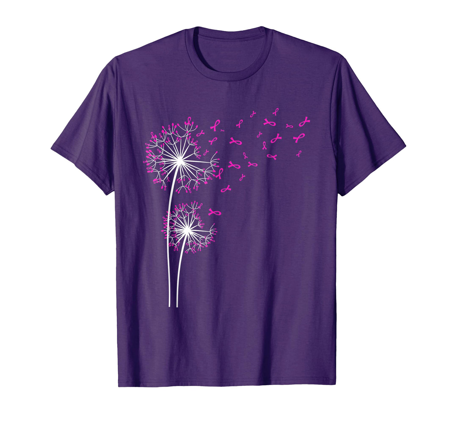 Breast Cancer Awareness Faith Hope Love Sun Flower Ribbon T-Shirt