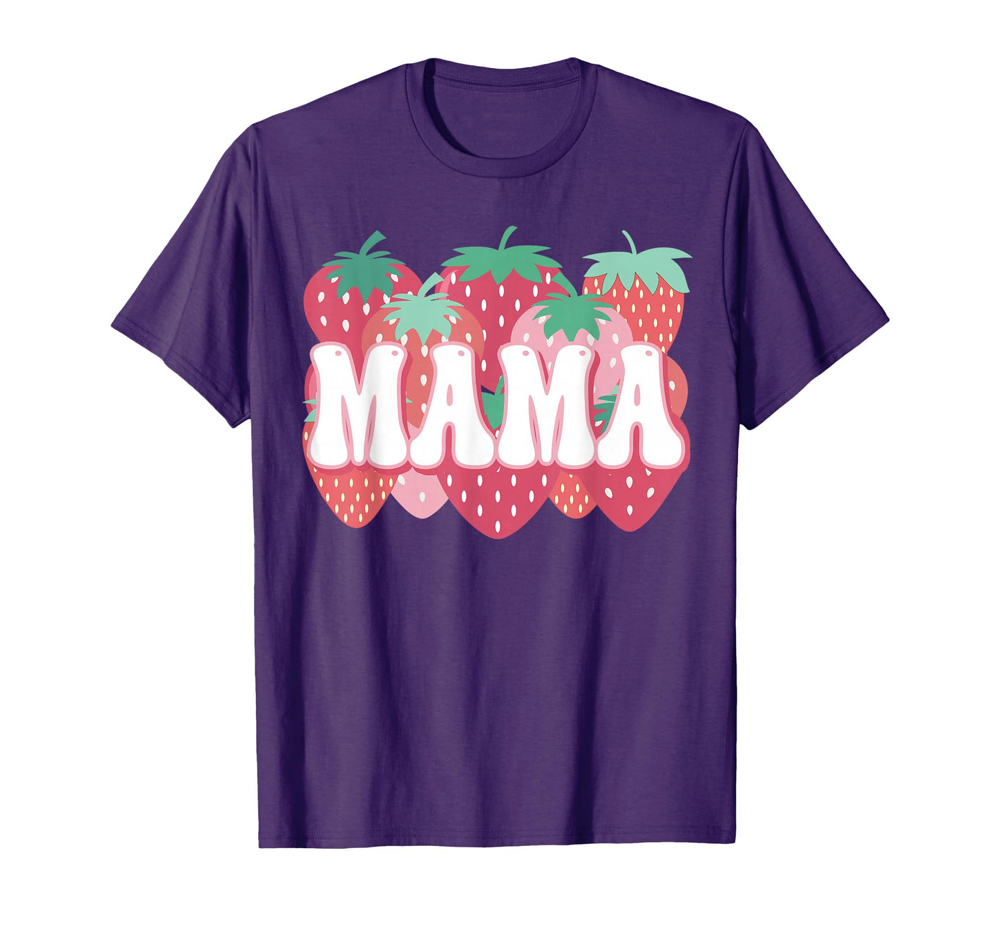 Mama Of The Berry First Birthday Strawberry Family Matching T-Shirt
