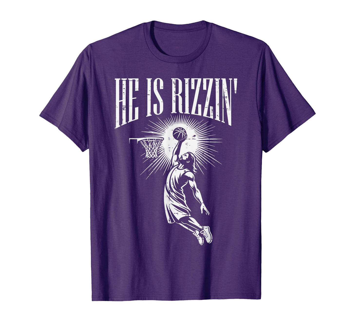 Easter He Is Rizzin Christian Religious Boys Kids Men Teen T-Shirt
