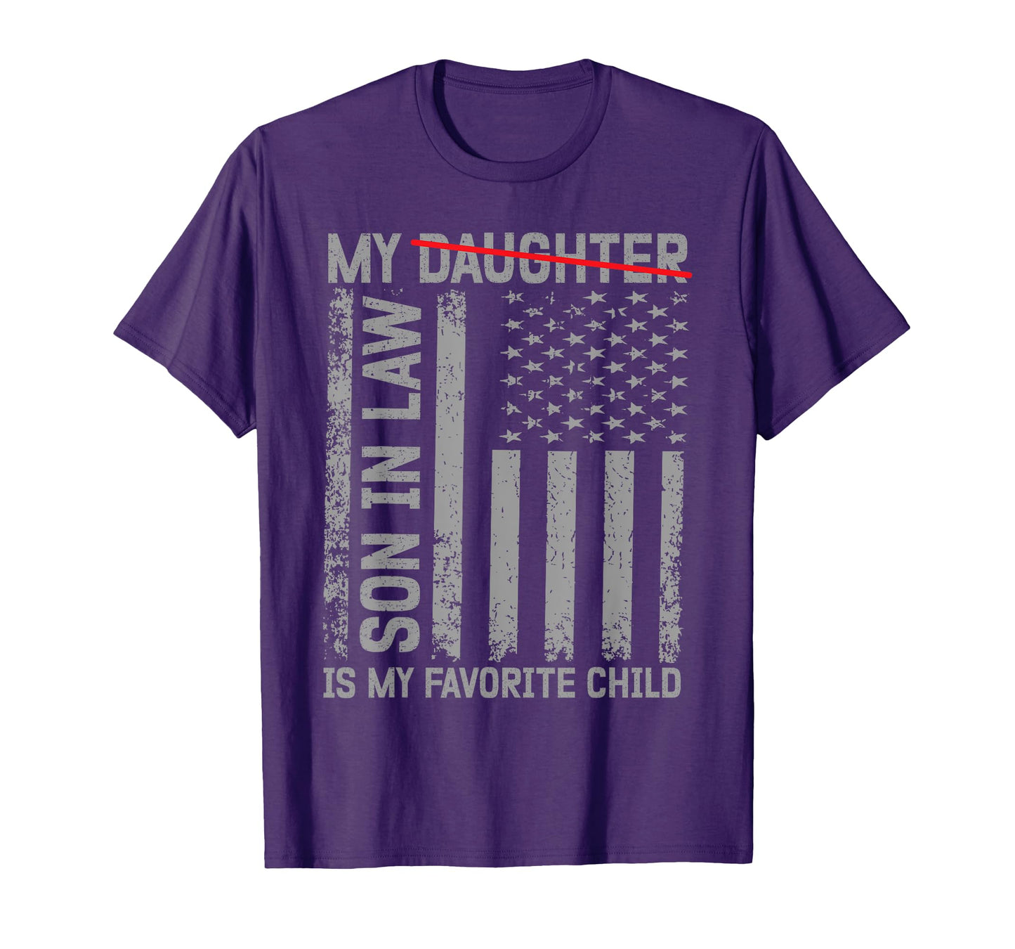My Daughter In Law Is My Favorite Child Retro Vintage T-Shirt