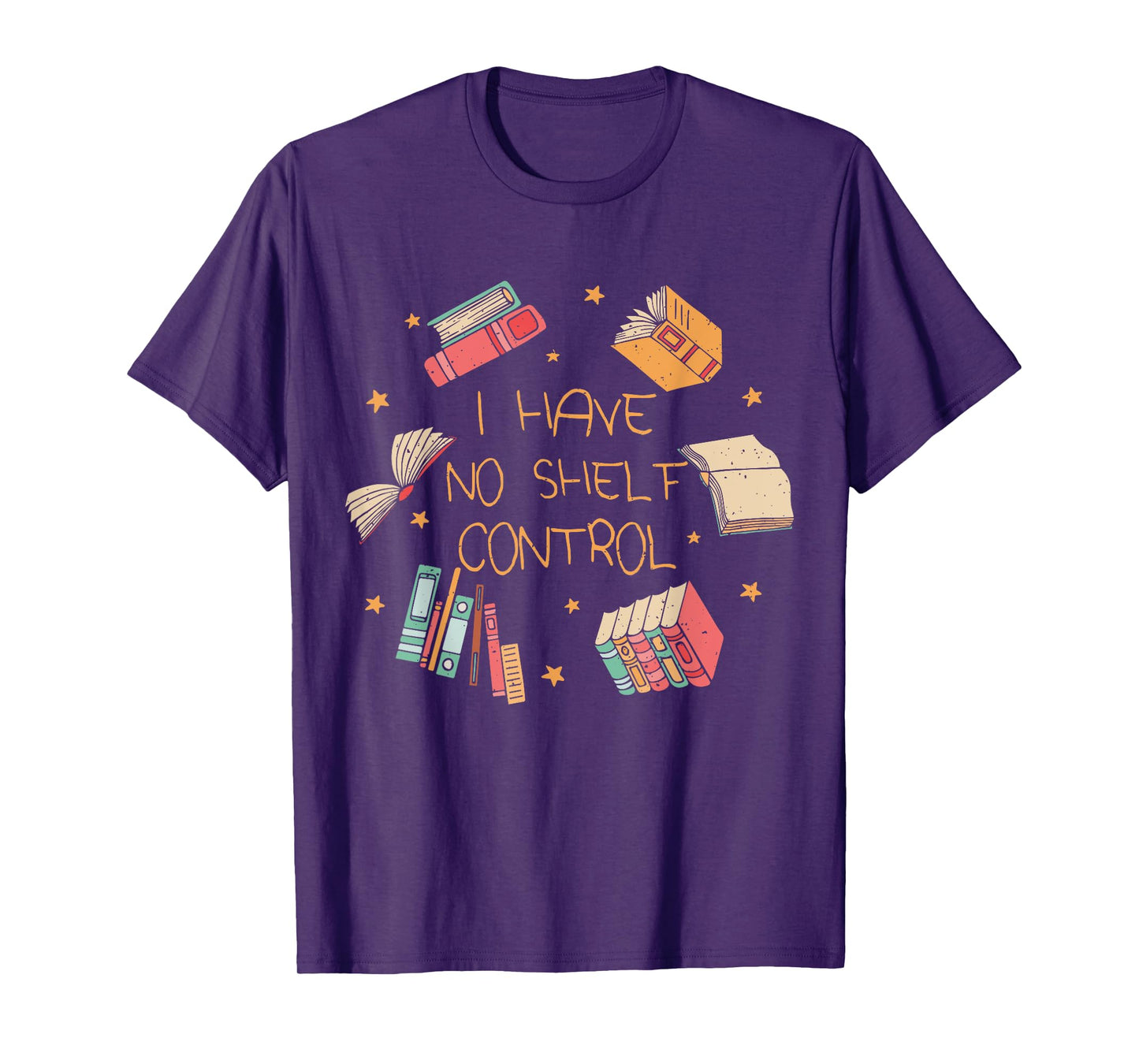I Have No Shelf Control Funny Library Reading Lovers T-Shirt