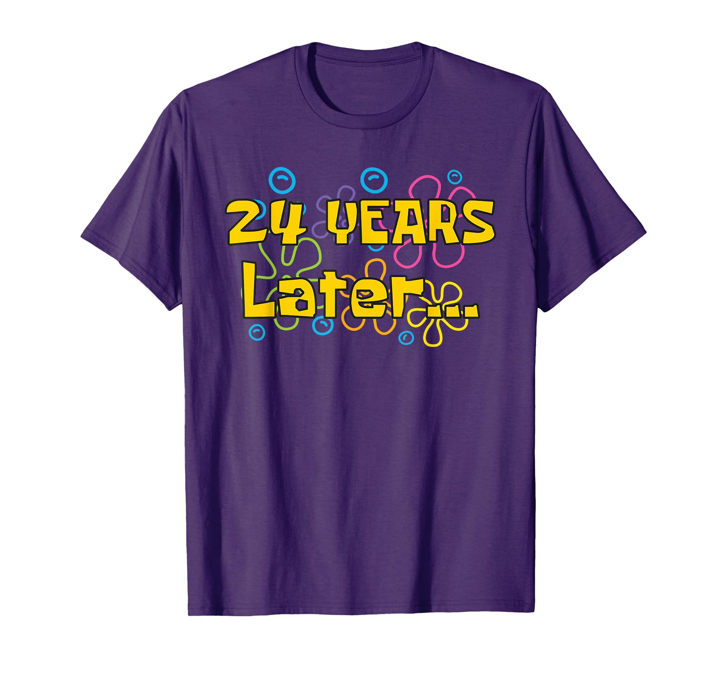 24 Years Old 24th Birthday Funny Quote Birthday Party Meme T-Shirt