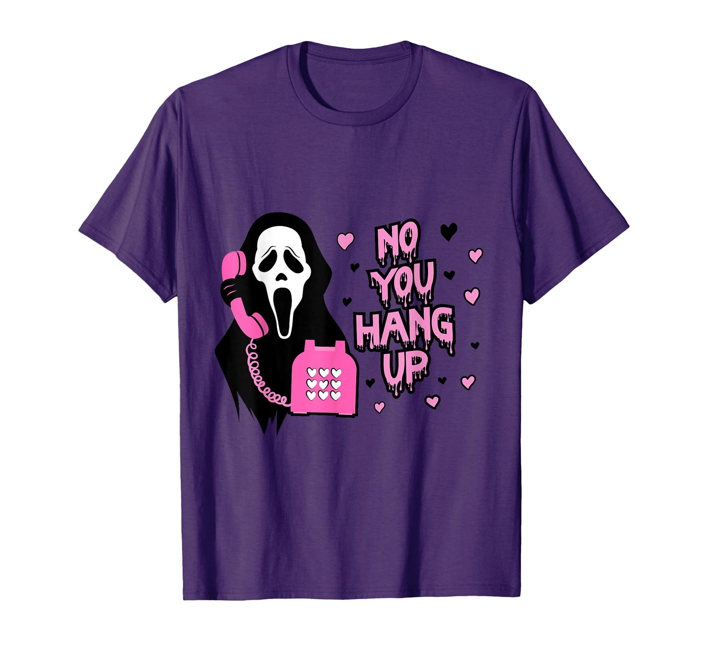 No You Hang Up Cute Playful Romantic Conversation Quote T-Shirt