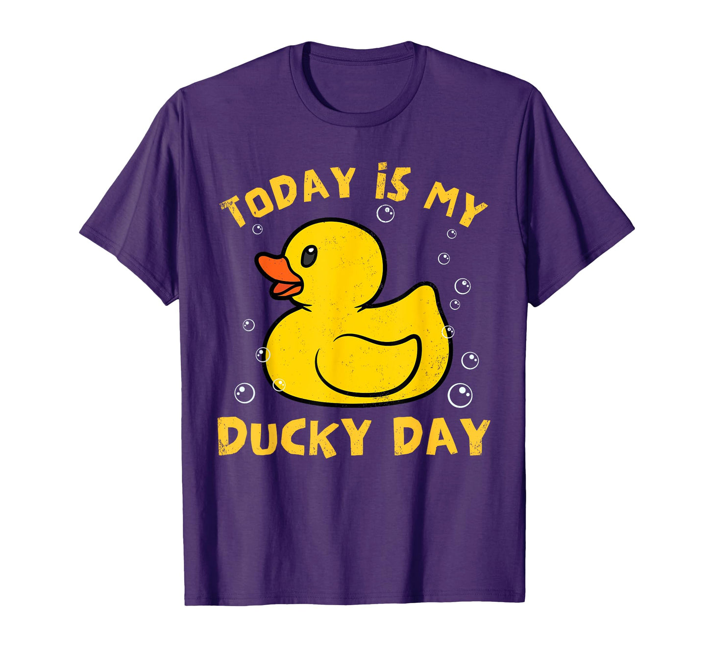 Today is My Ducky Day Lucky Day Funny Rubber Duck Lover T-Shirt