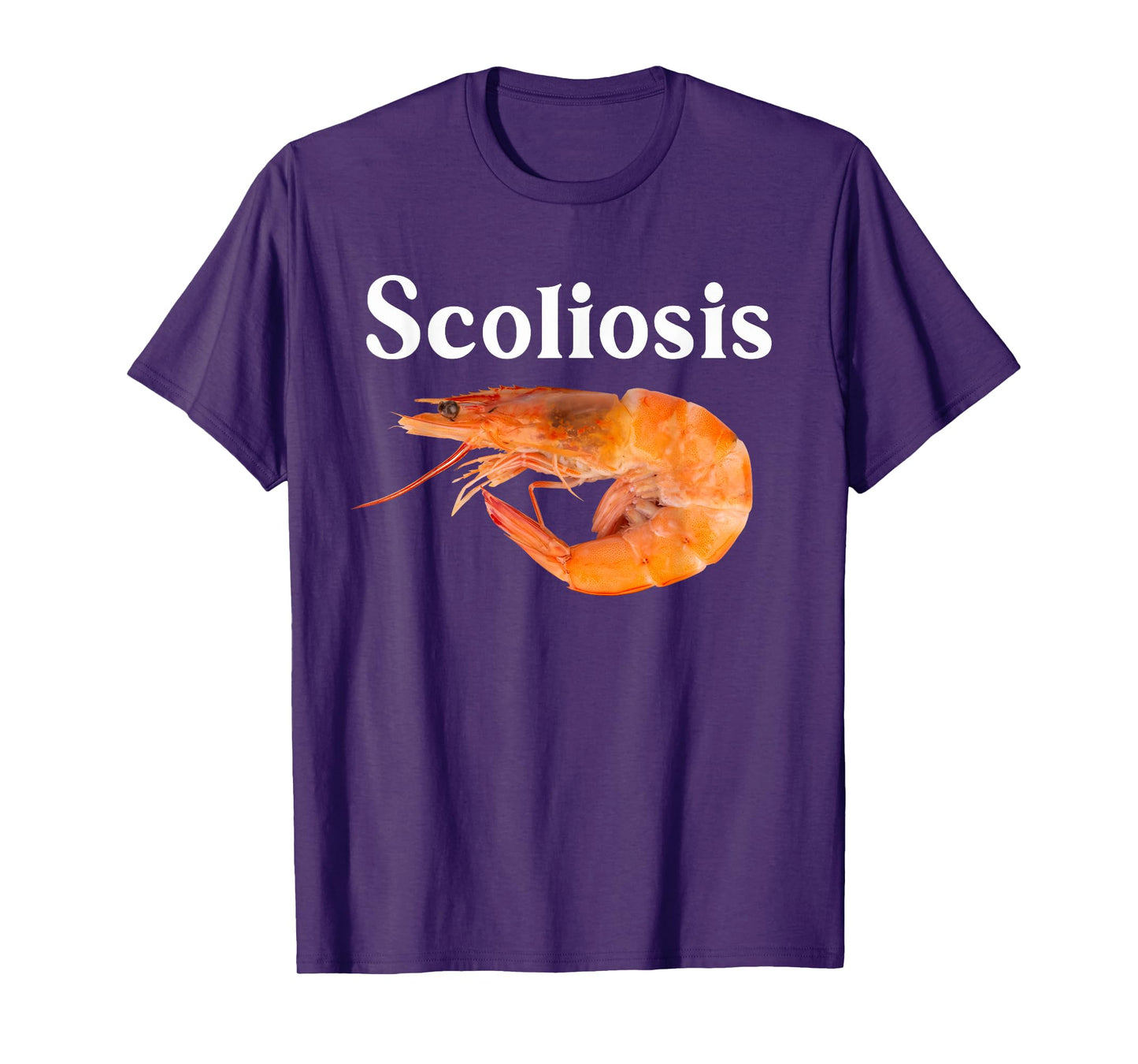 Funy Cute Scoliosis Shrimp T-Shirt