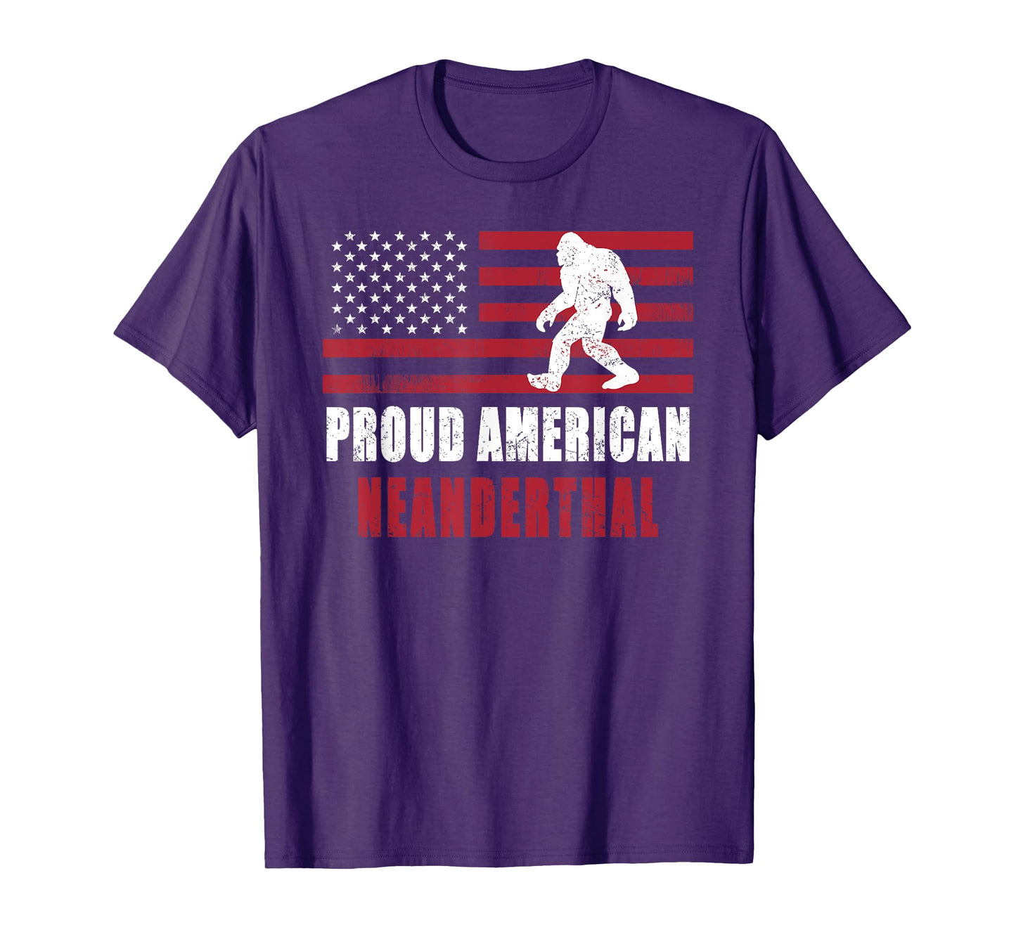 American Neanderthal vintage Flag for Proud Neanderthals T-Shirt