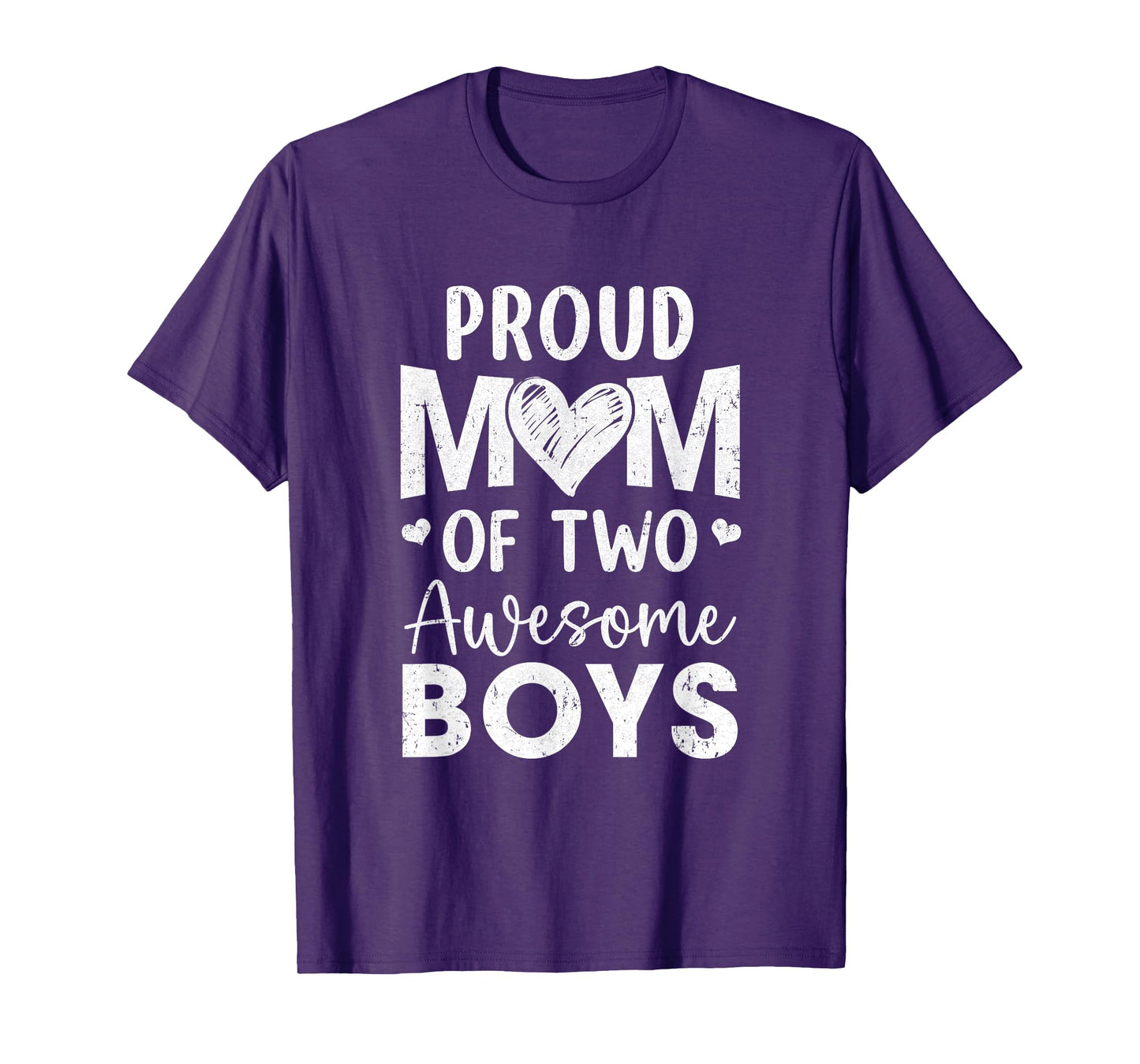 Proud Mom Of 2 Boys Awesome Two Sons Mother's Day T-Shirt