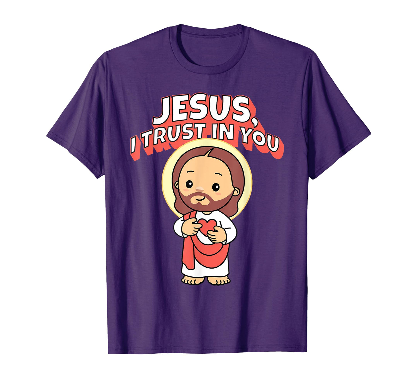 Jesus I Trust in You Divine Mercy for Kids Cute Catholic T-Shirt