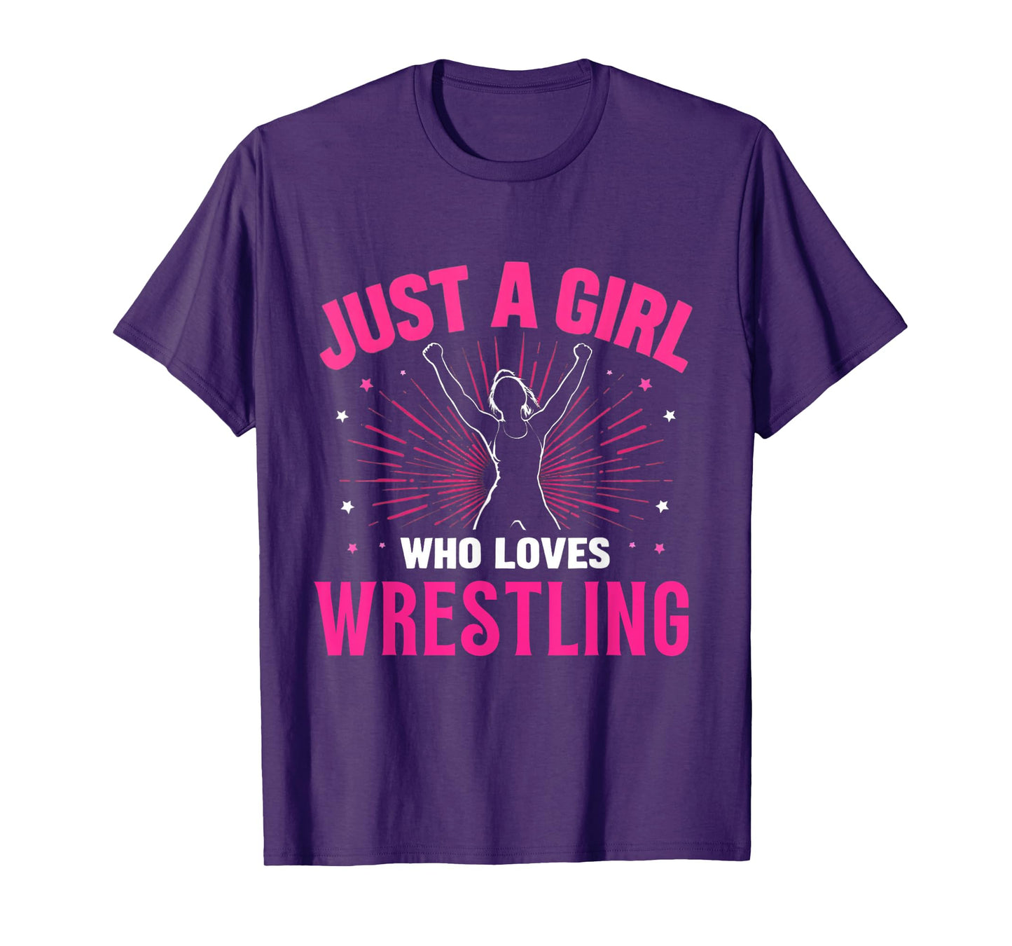 Just A Girl Who Loves Wrestling, Girls & Kids, Wrestler Girl T-Shirt