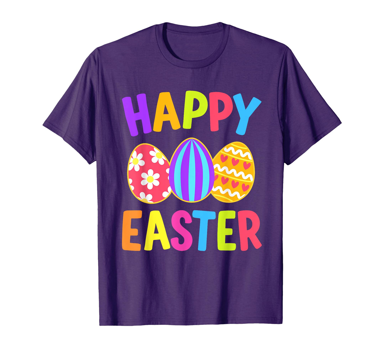 Happy easter day with colored eggs T-Shirt