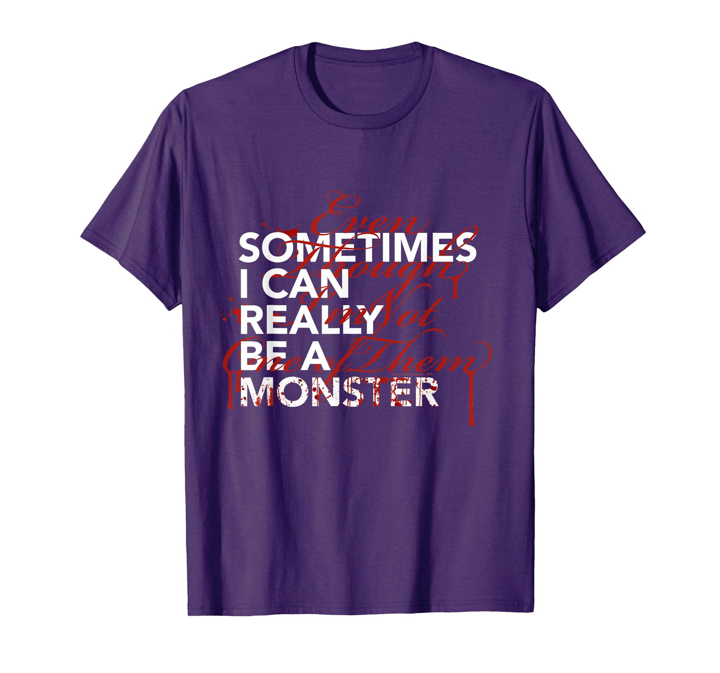 Official Dexter TV Show Sometimes I Can Really Be A Monster T-Shirt