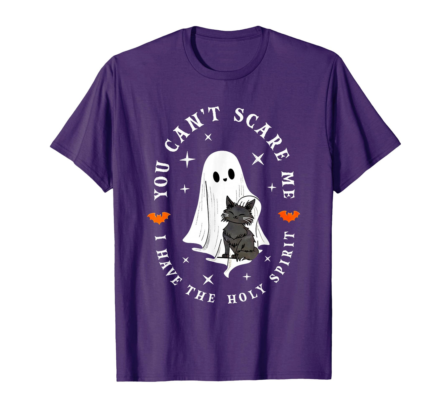 You Can’t Scare Me I Have The Holy Spirit Ghost Art T-Shirt