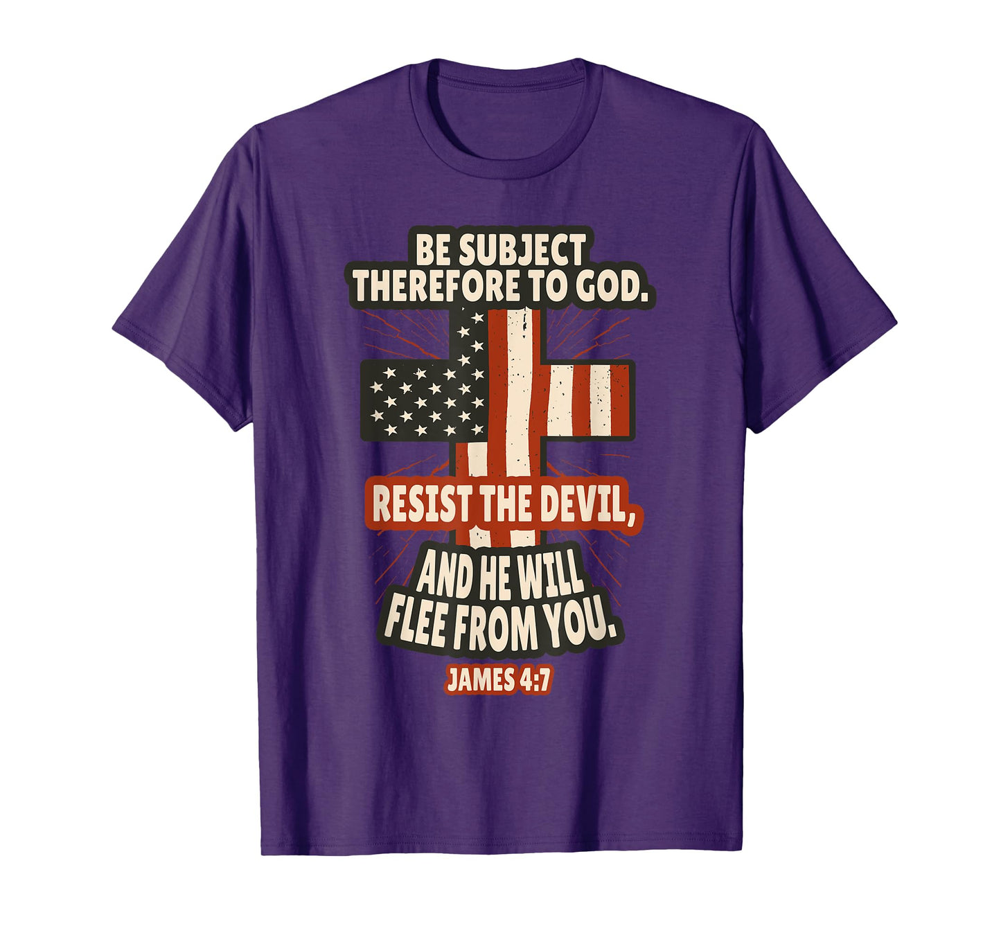 James 4:7 Bible Verses Scripture T-Shirt