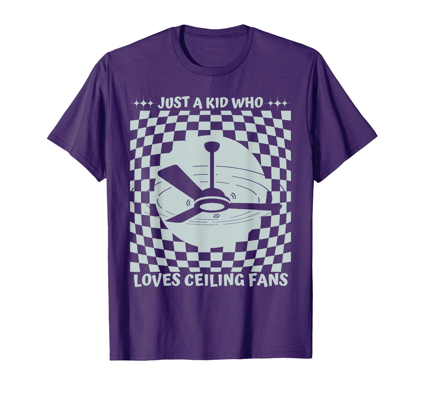 Just a Kid Who Loves Ceiling Fans funny design T-Shirt
