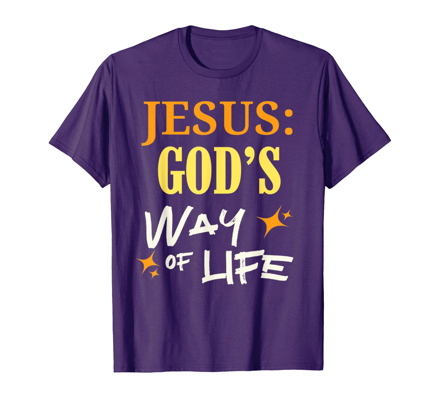 Funny Jesus God's Way Of Life Christan Tee T-Shirt