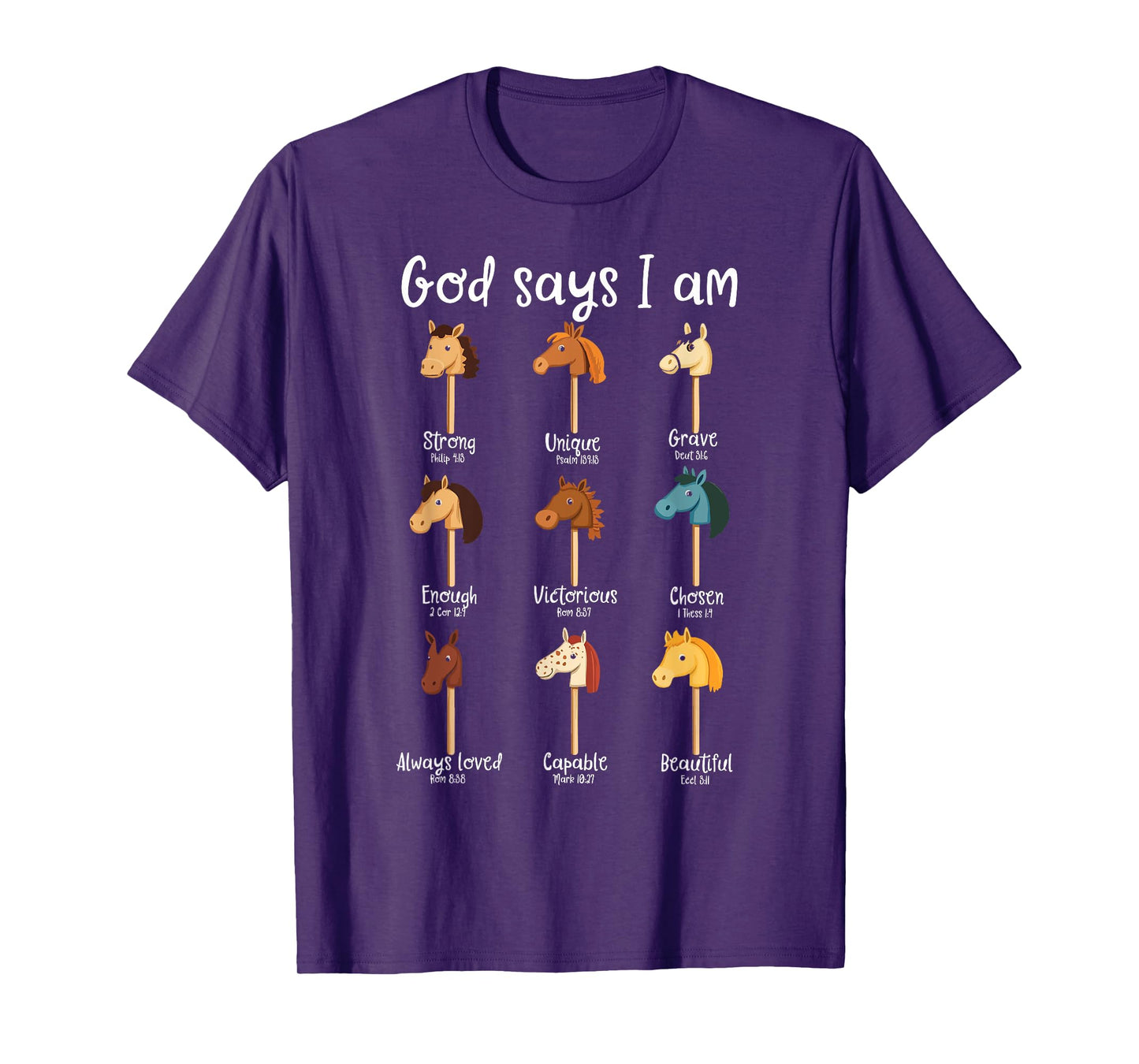 Funny Hobby Horsing Cute Hobby Horse for Girls God Saying T-Shirt