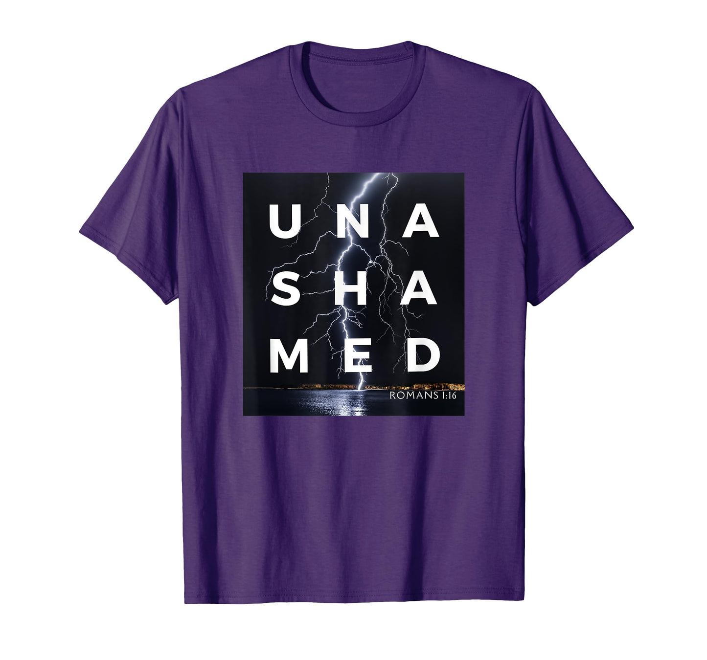 Unashamed of the Gospel Tee, Romans 116 Christian Bold T-Shirt