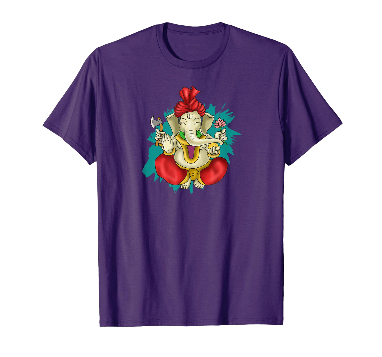 India Indian God Hindi Sikh Hindus Ganesha Elephant T-Shirt