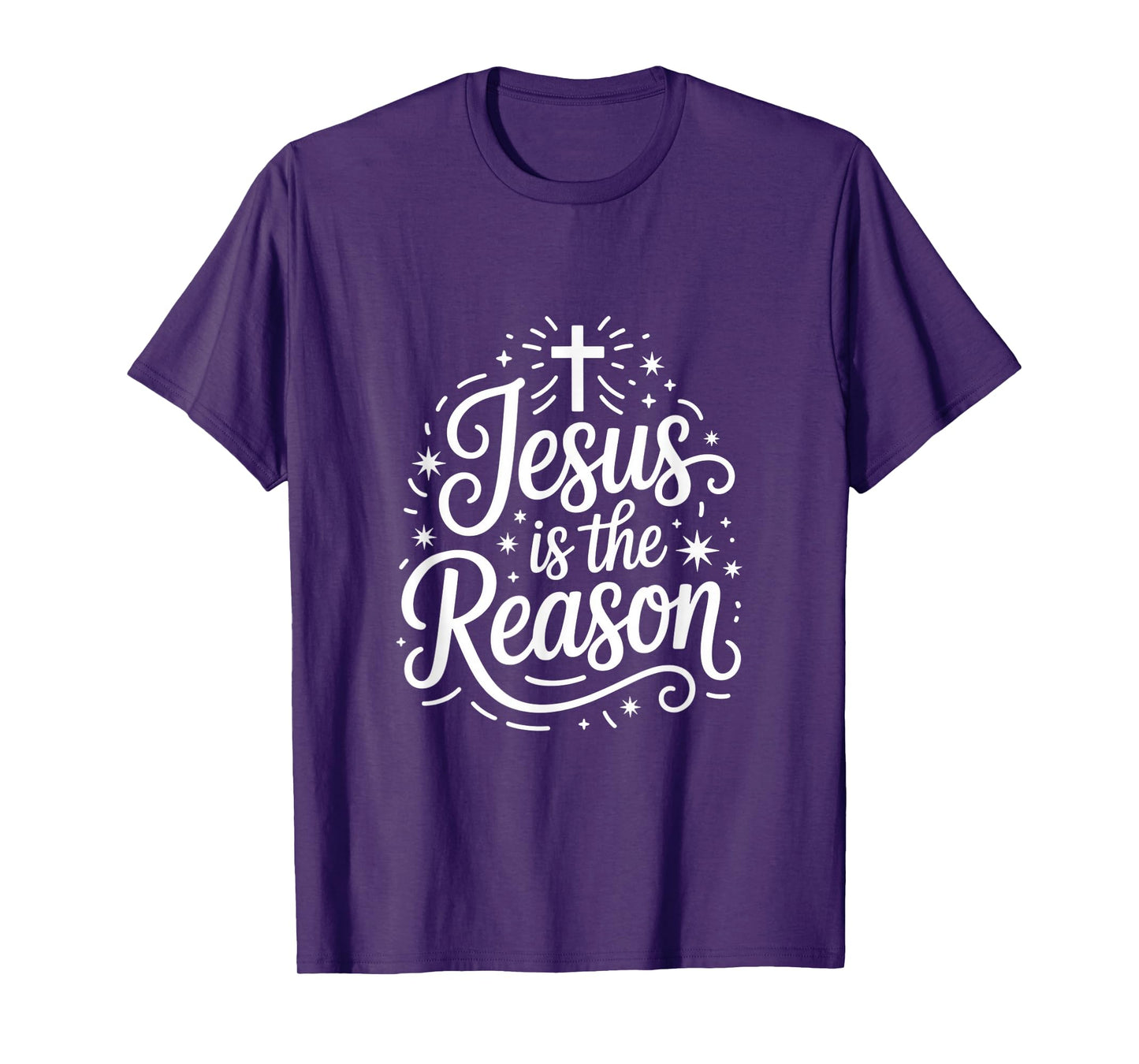 Jesus is The Reason Christmas Christian Faith T-Shirt