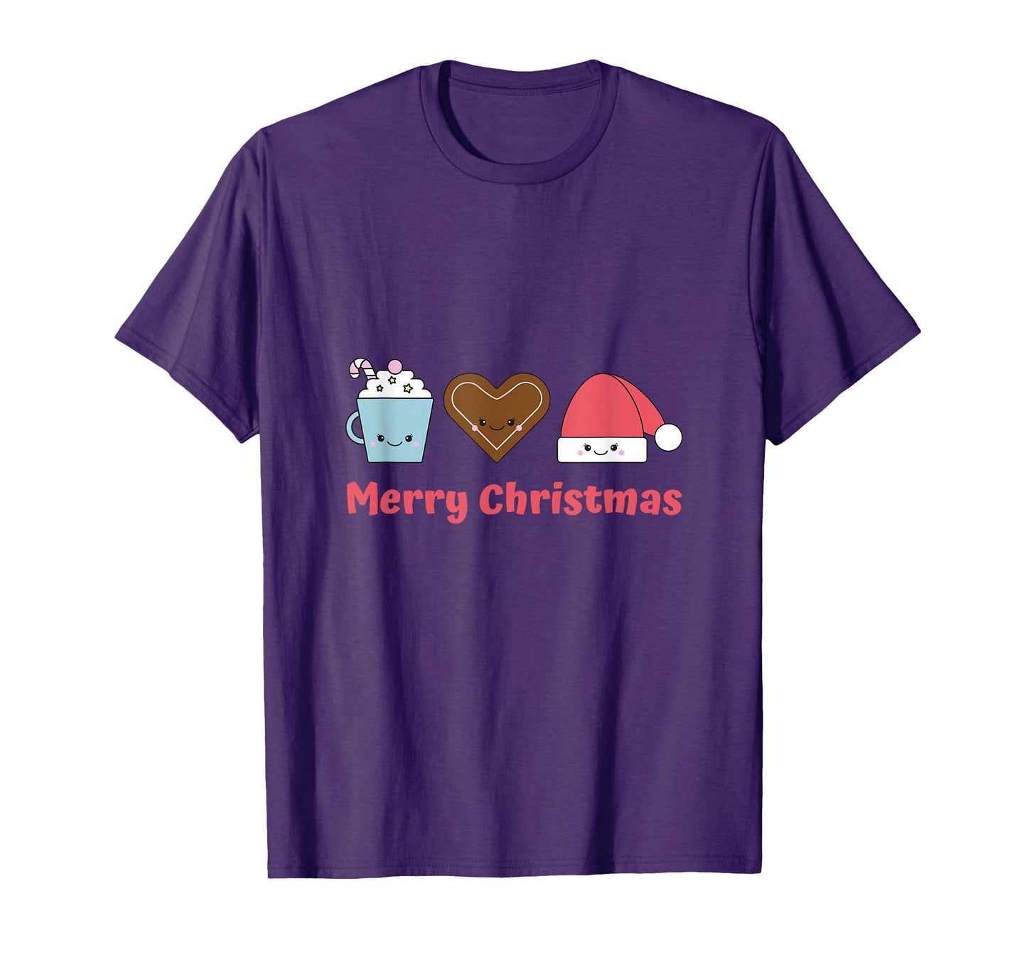 Merry Christmas Cookie Santa T-Shirt