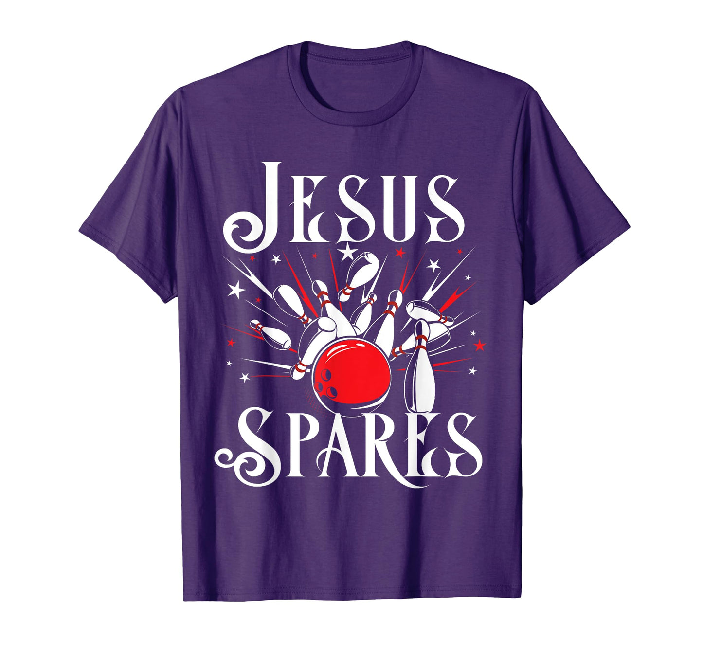 Jesus Spares T Shirt Funny Christian Bowling God Gift Idea T-Shirt
