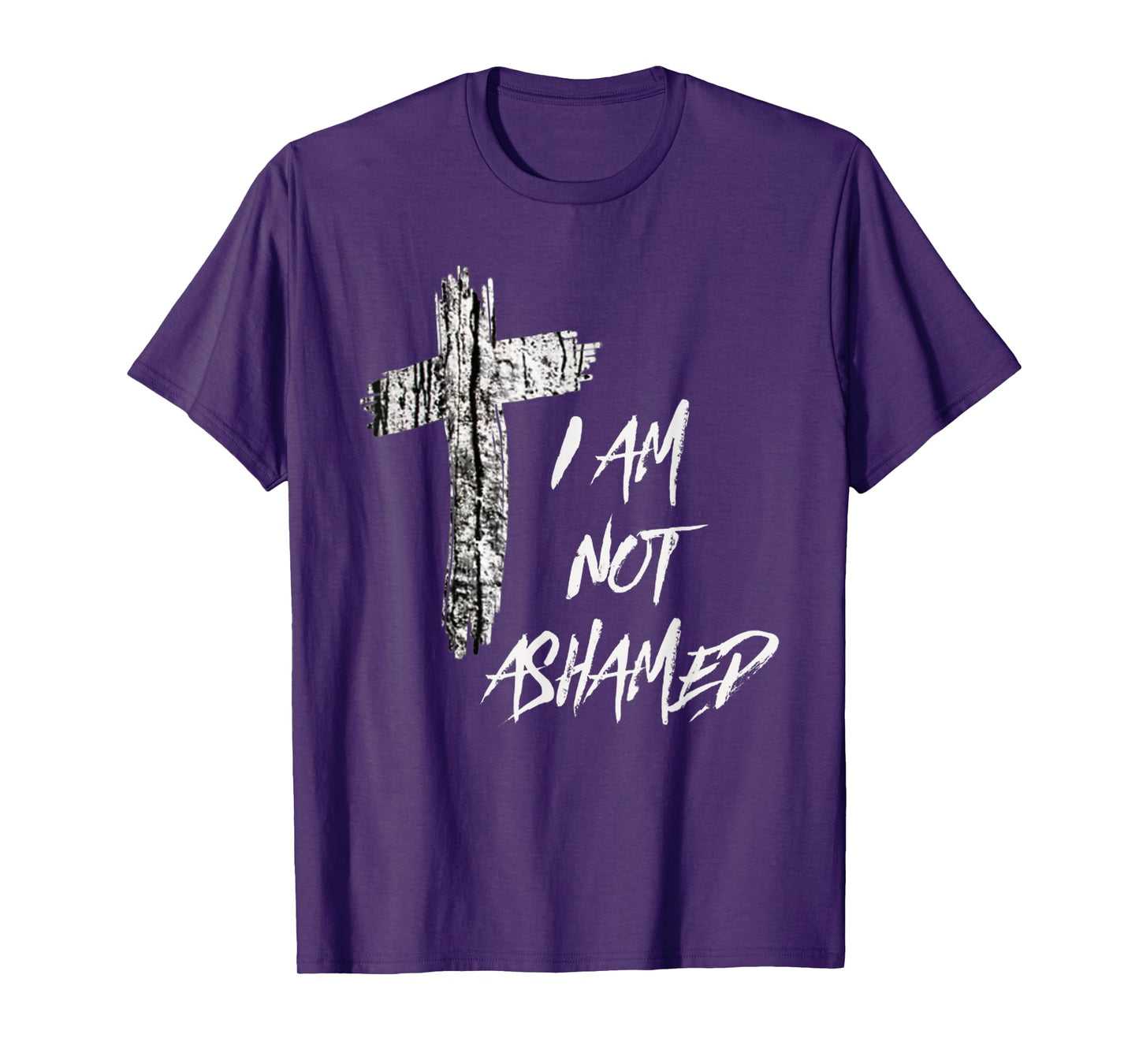 Vintage I Am Not Ashamed Cross Christian Collection T-Shirt