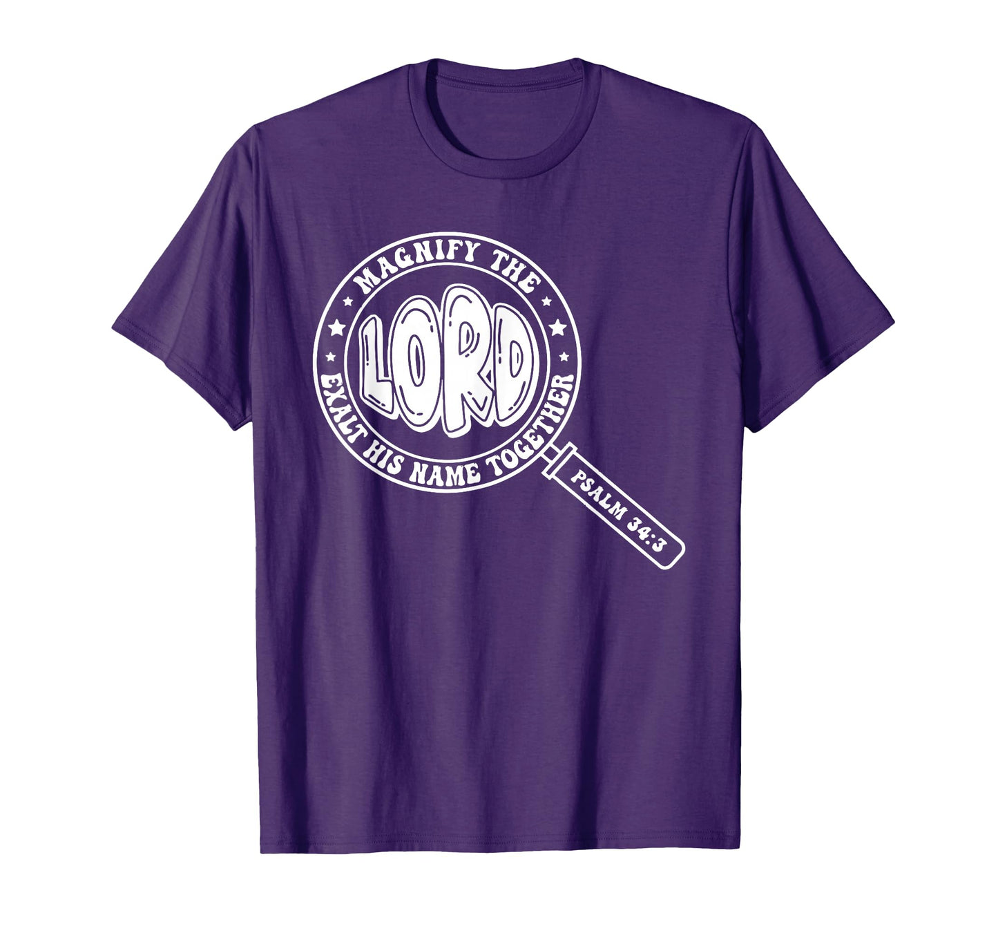 Magnify The Lord Bible Verse Magnified VBS 2025 Summer Camp T-Shirt