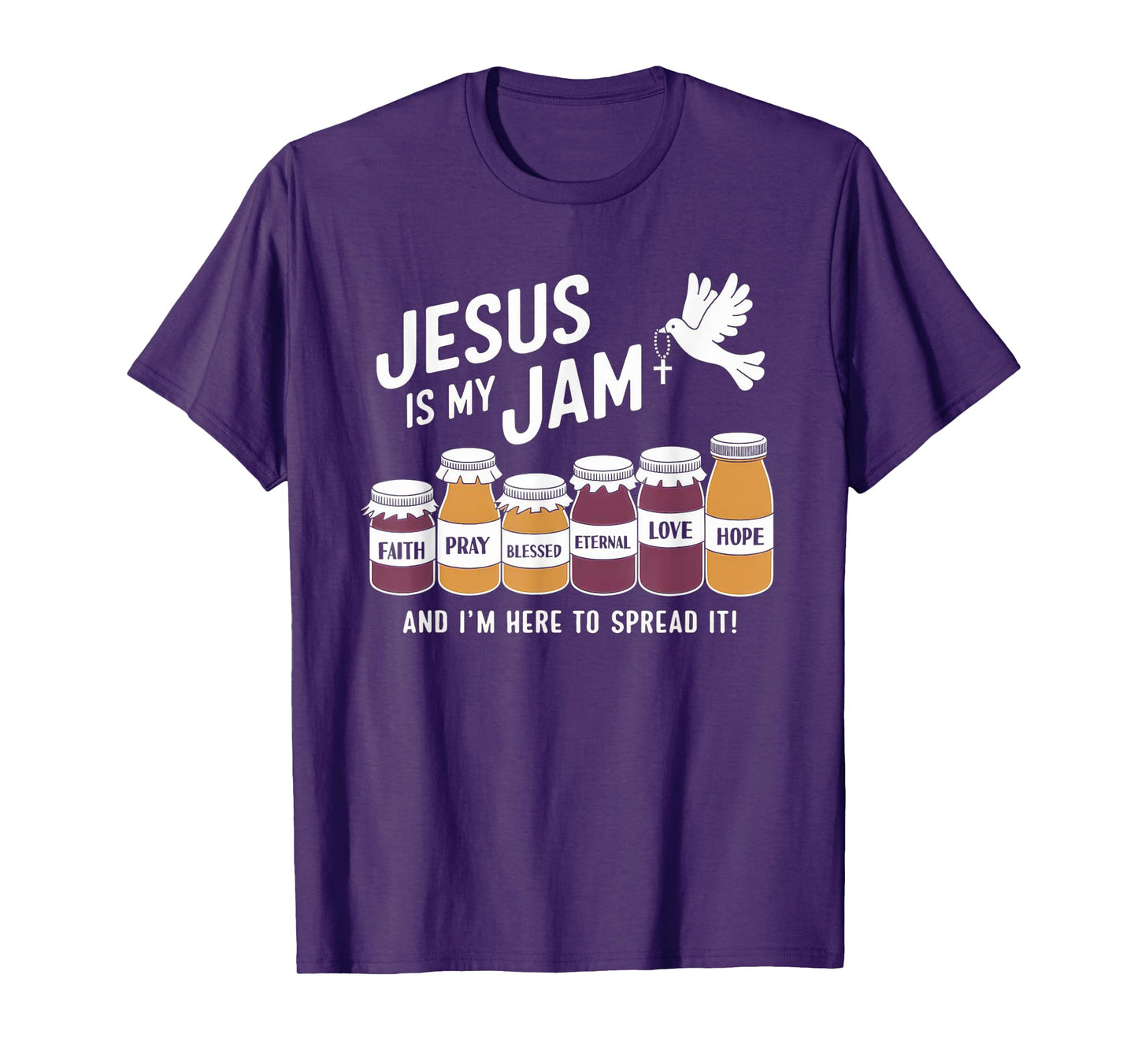 Jesus is My Jam Tshirt Men Women Christian Bible Verse T-Shirt