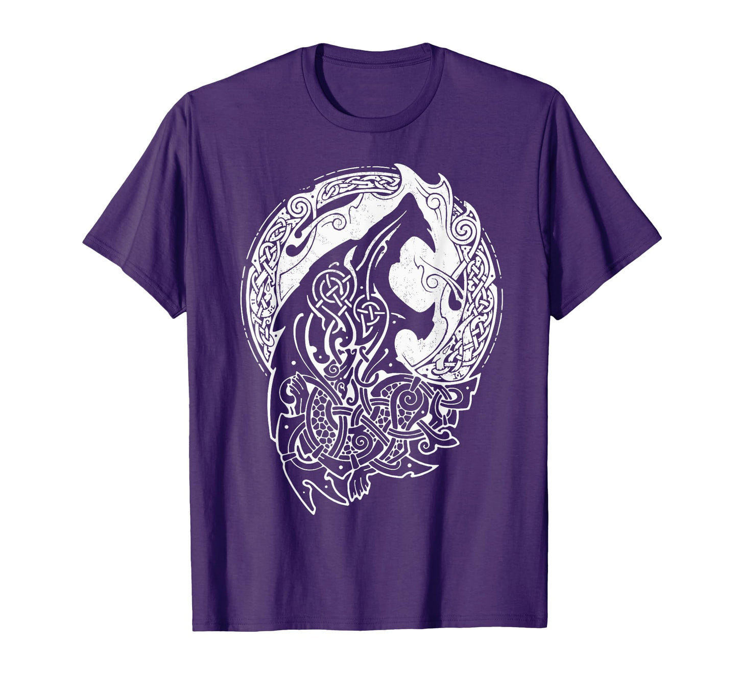 Wolf Celtic Proud Viking Warrior Nordic Mythology T-Shirt