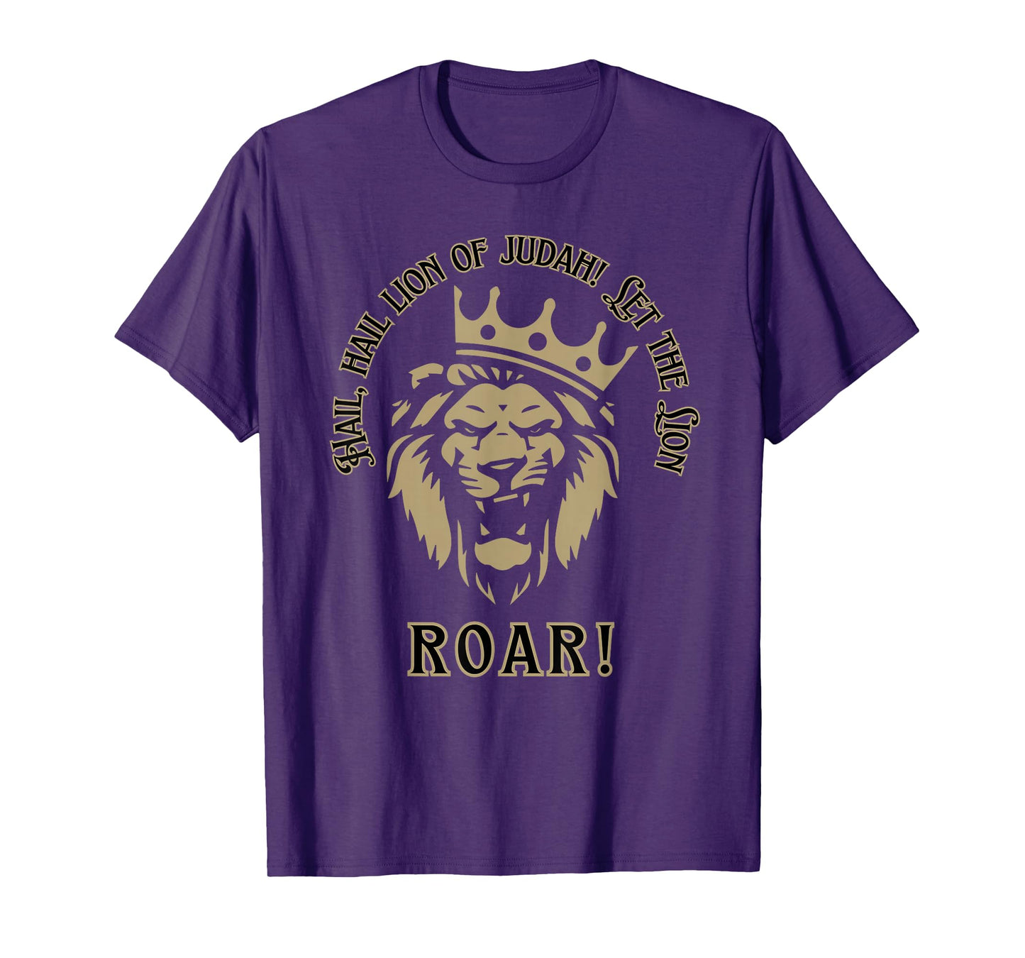 Hail Lion of Judah Let The Lion Roar King Jesus T-Shirt