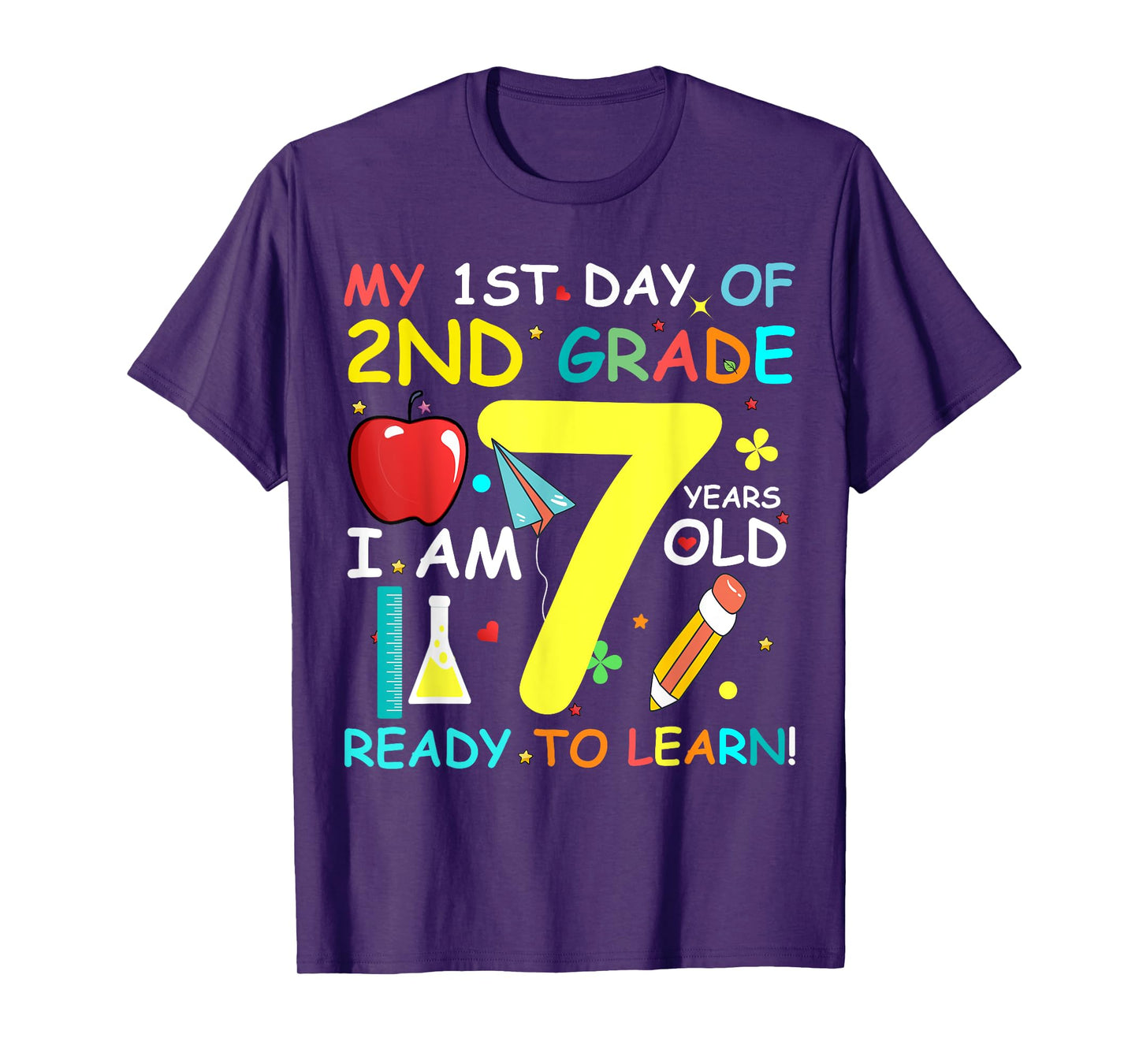 Back To School 2nd Grade Boys Girls First Day Of School T-Shirt