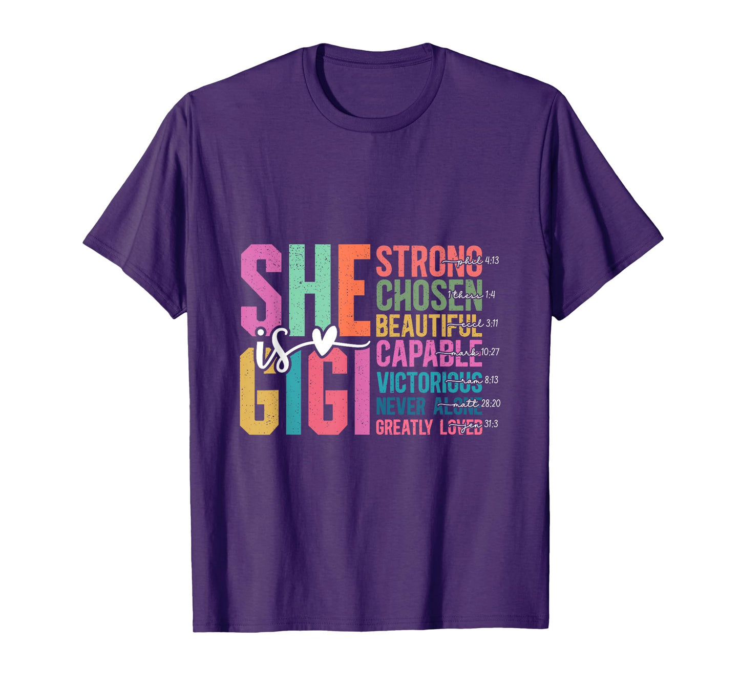 She is Gigi Christian Mother's Day Present For Grandma Women T-Shirt