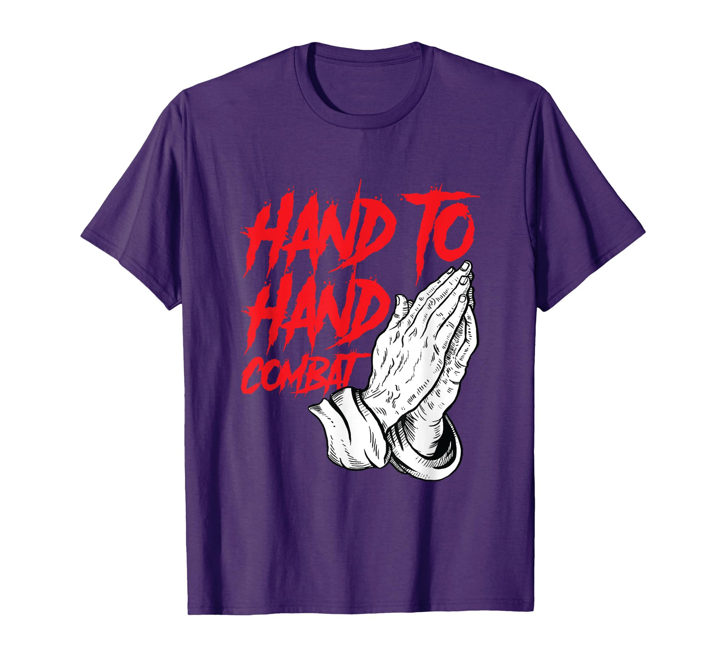 Praying Hands Christian Hand To Hand Combat T-Shirt