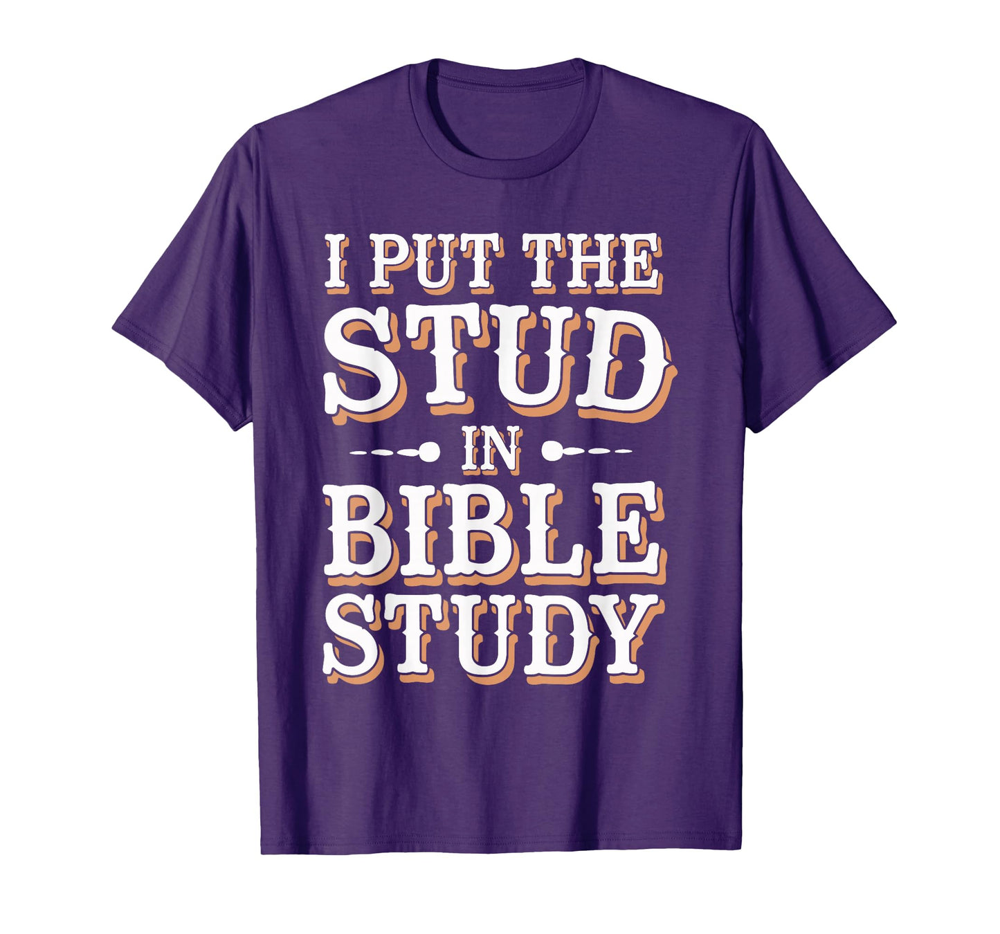 I Put The Stud In Bible Study Church Activities T-Shirt