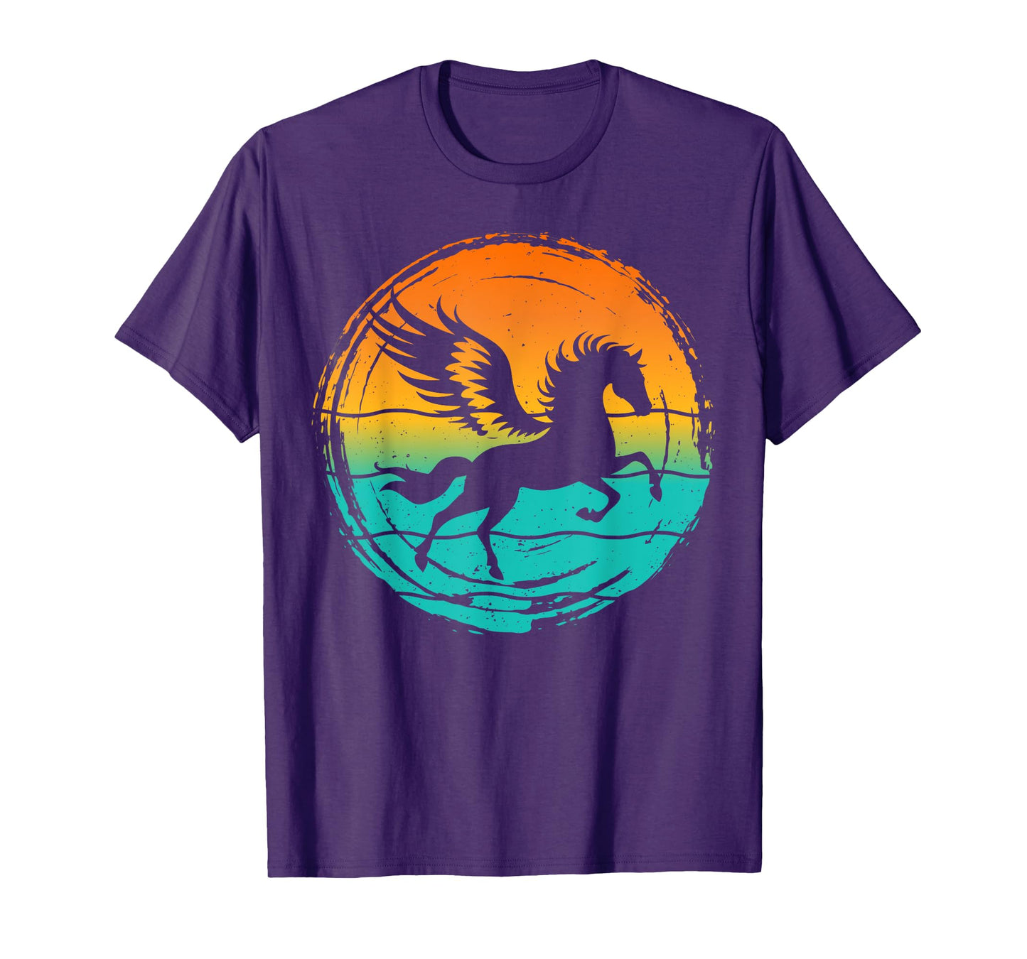 Greek Mythology Pegasus Wings Horse Stallion Vintage T-Shirt
