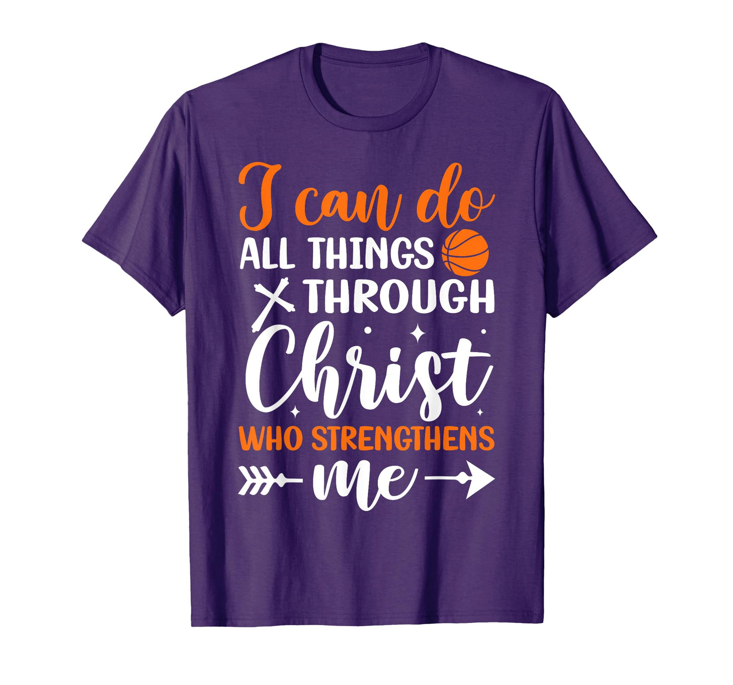 Christian Basketball Men Boys Kids Religious Gifts T-Shirt