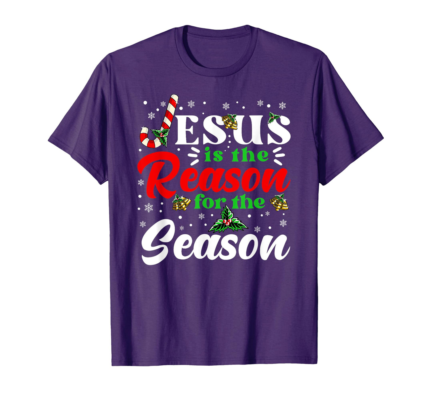 Jesus Is The Reason For The Season Christmas X Mas Christian T-Shirt