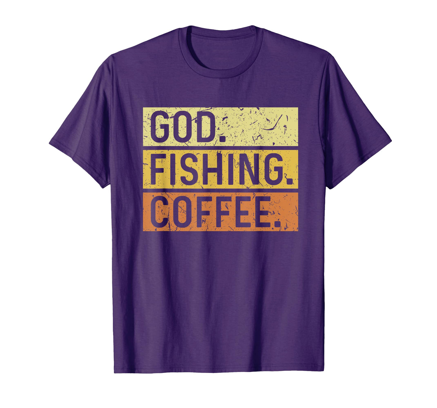 God Fishing Coffee Jesus Fish Fisherman T-Shirt