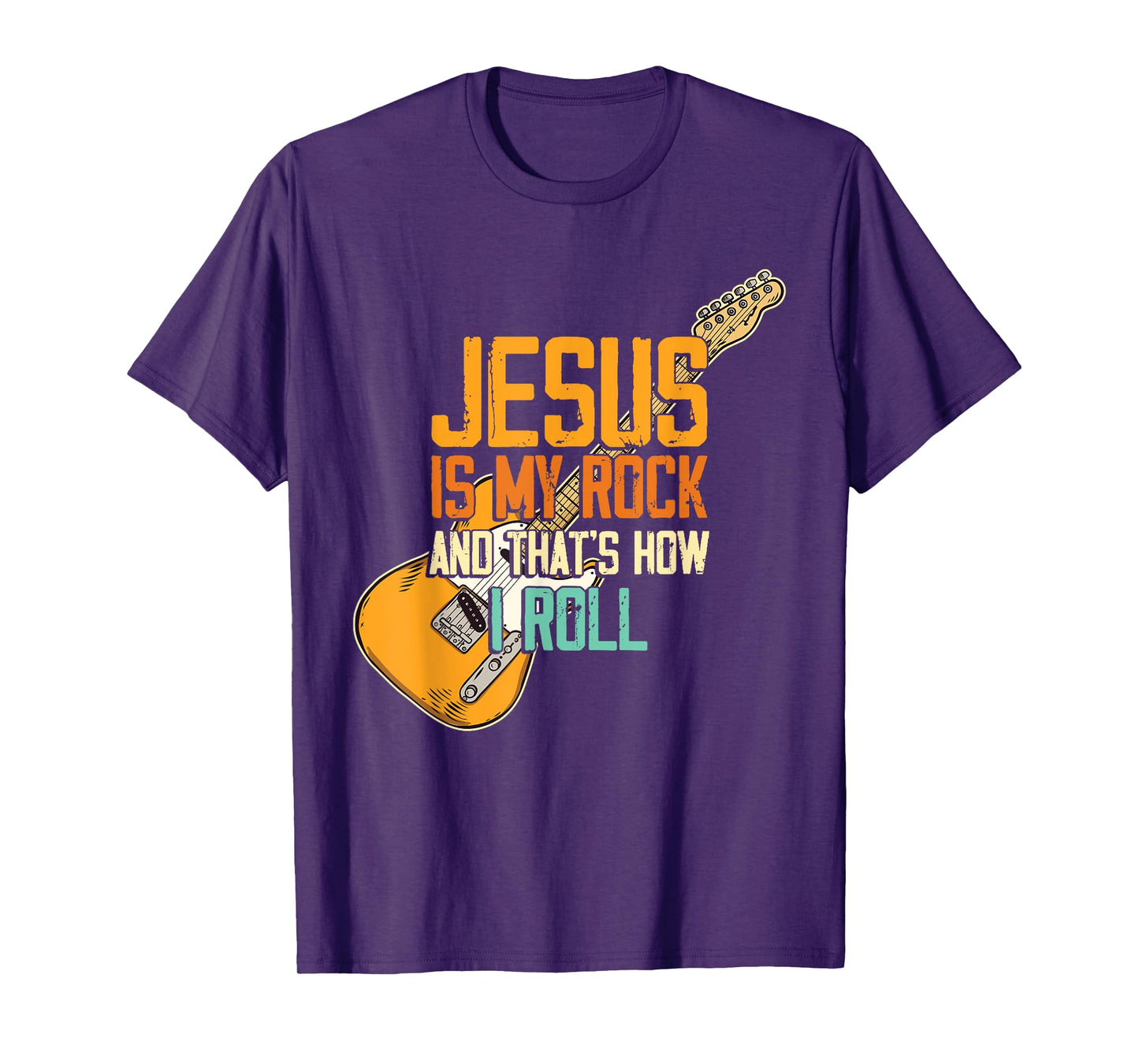 Jesus Is My Rock And That Is How I Roll Christian T-Shirt