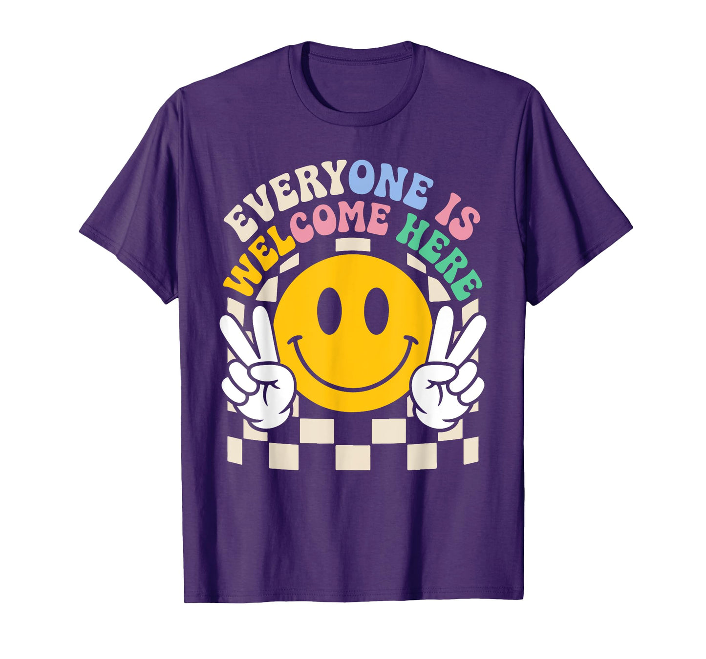 Everyone Is Welcome Here Idaho Teacher Inclusion Diversity T-Shirt