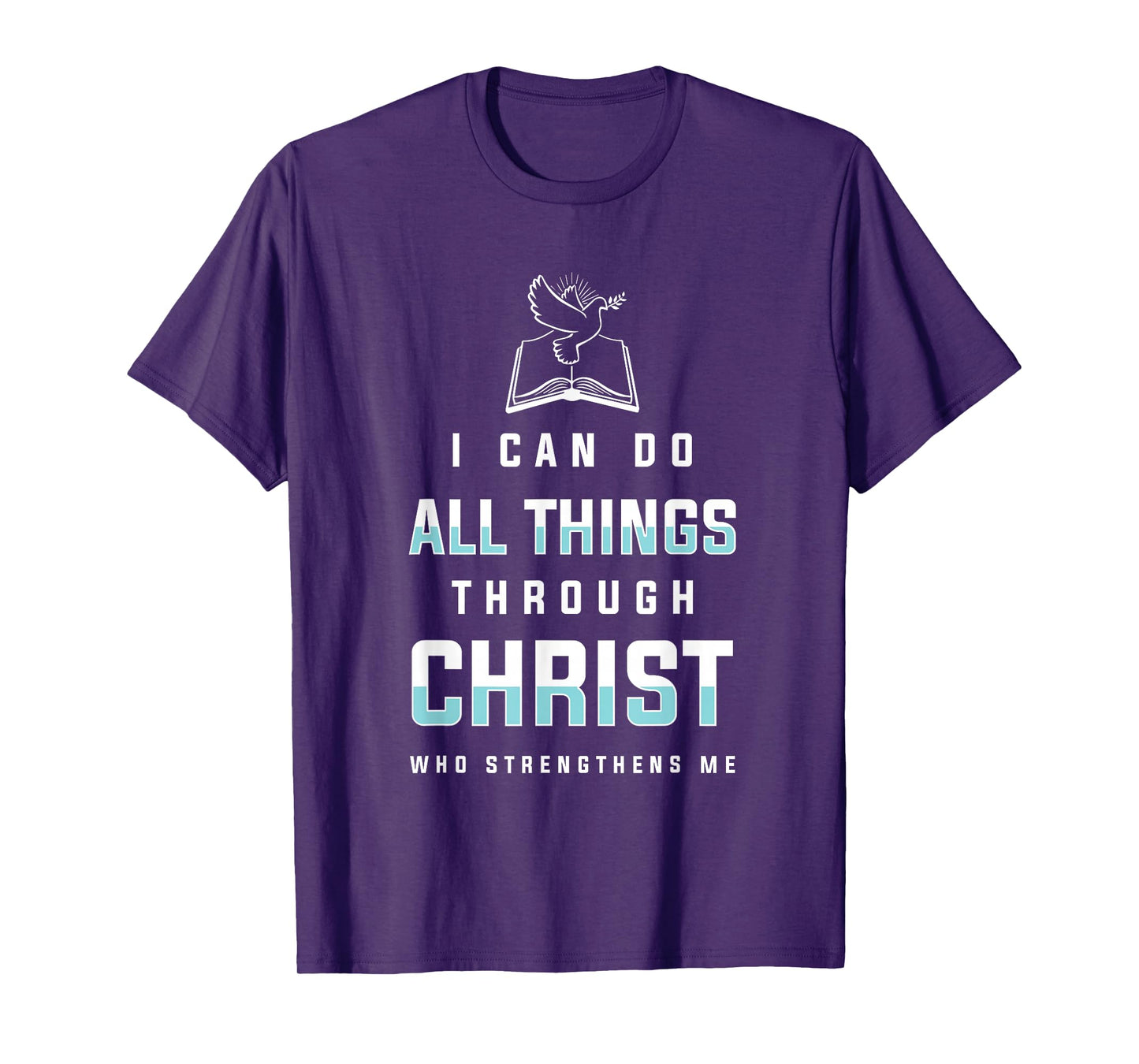 I Can Do All Things Through Christ Bible Verse Shirt T-Shirt