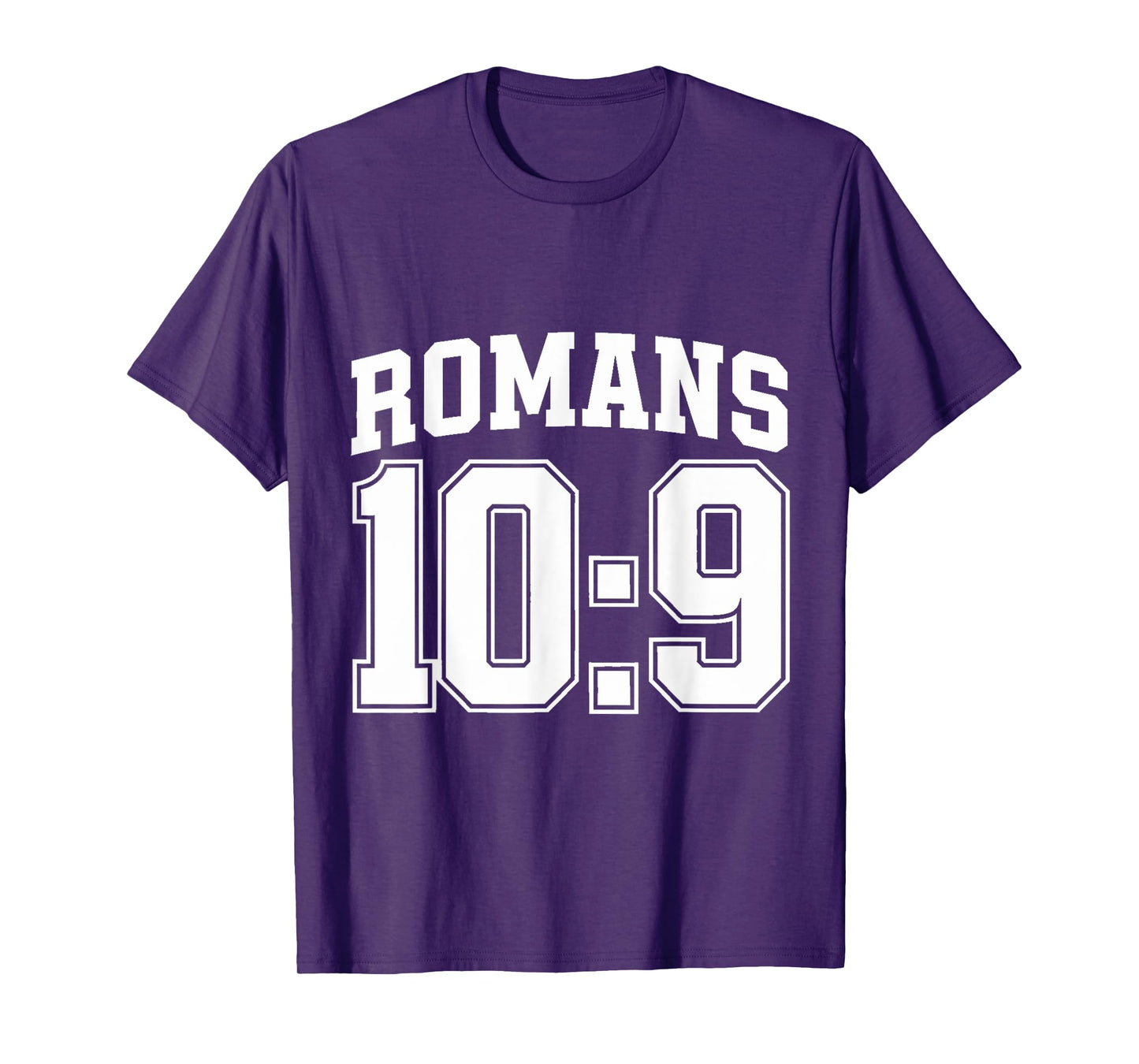 Romans 10:9 Sports Jersey Christian Motivation Apparel T-Shirt