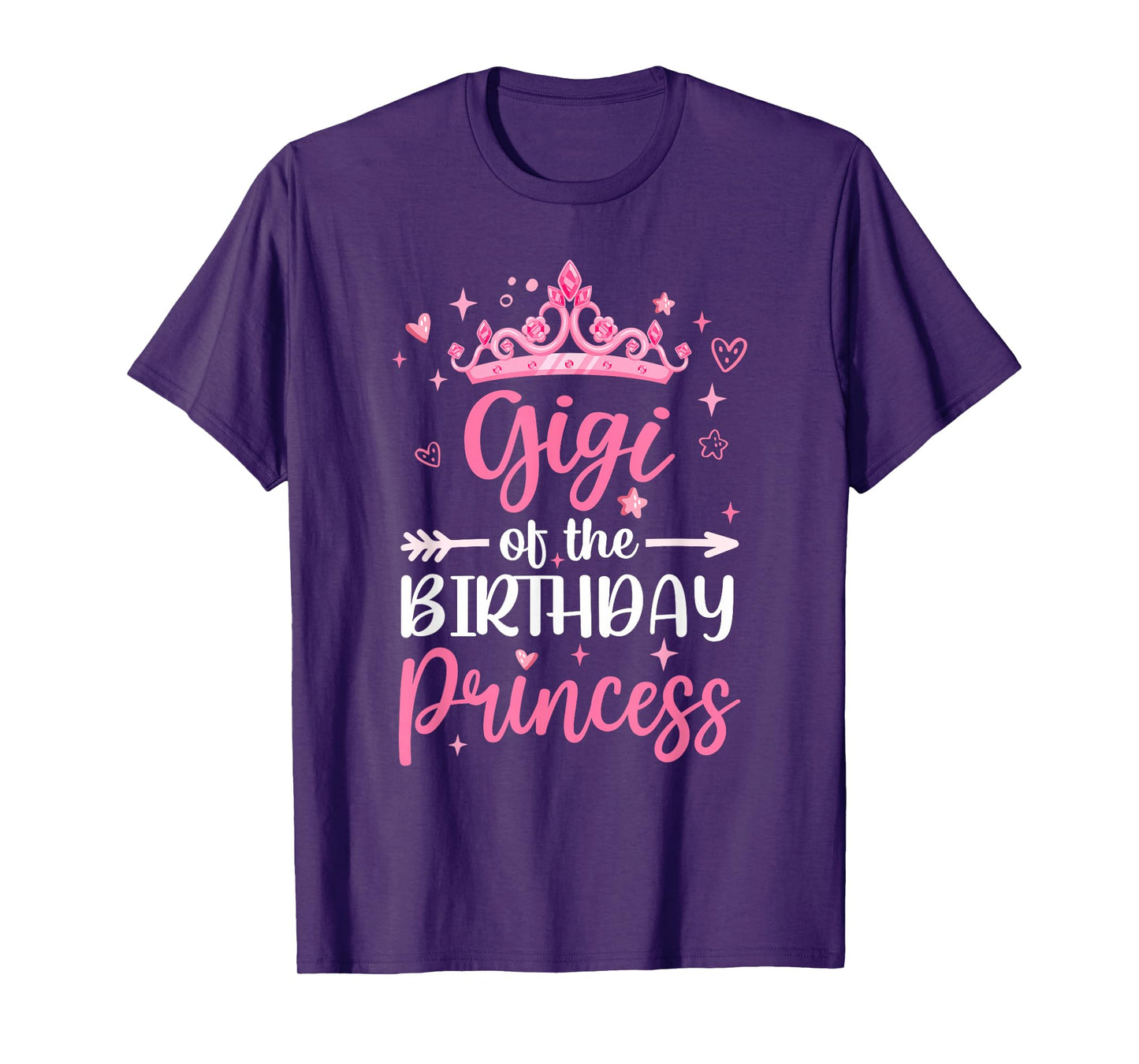 Gigi Of The Birthday Princess Birthday Girl Kid Family T-Shirt