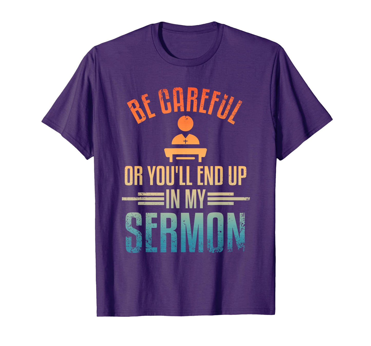 Pastor Art For Men Women Ordained Minister Clergy Sermon T-Shirt